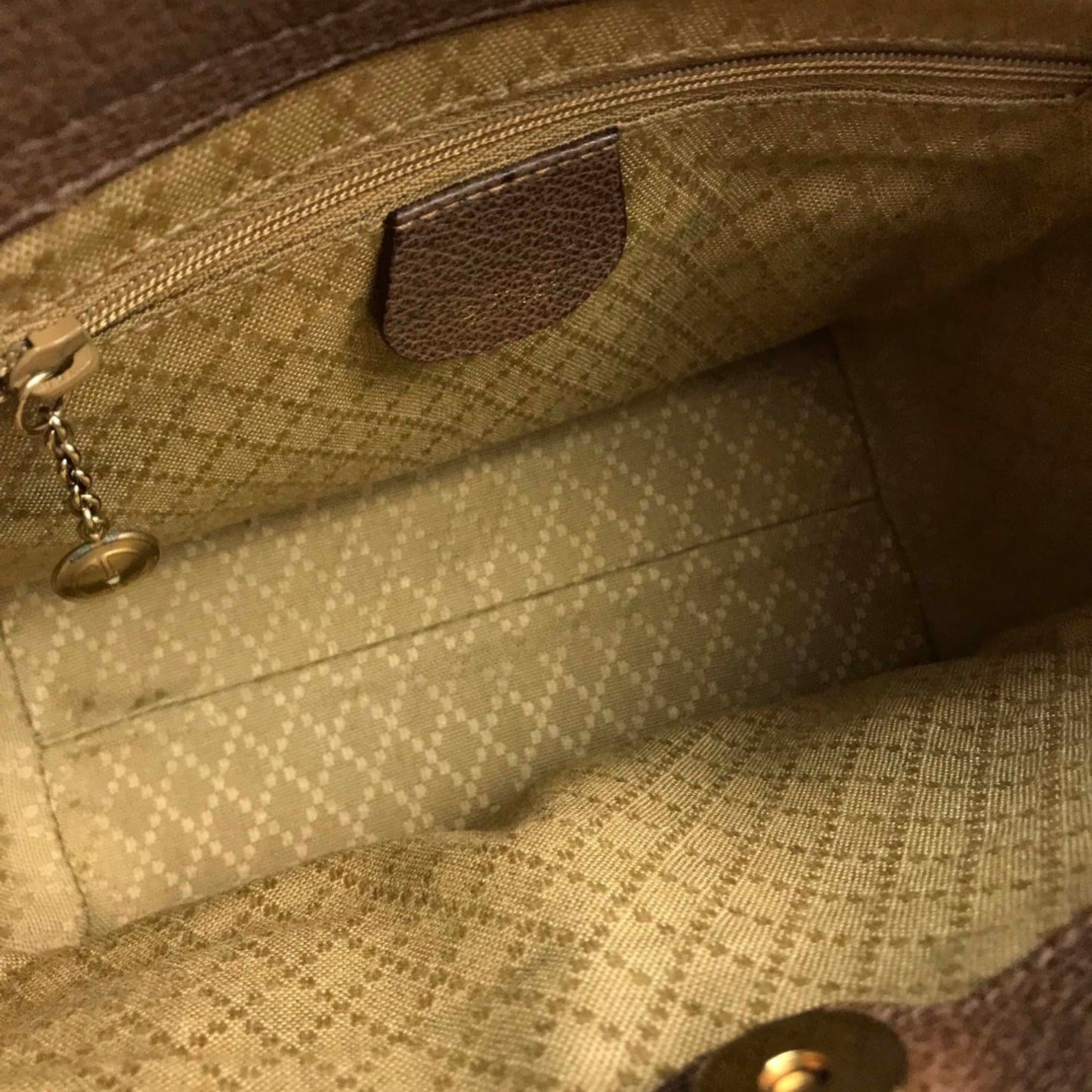 Gucci Brown Bamboo Handbag Shoulder Bag
