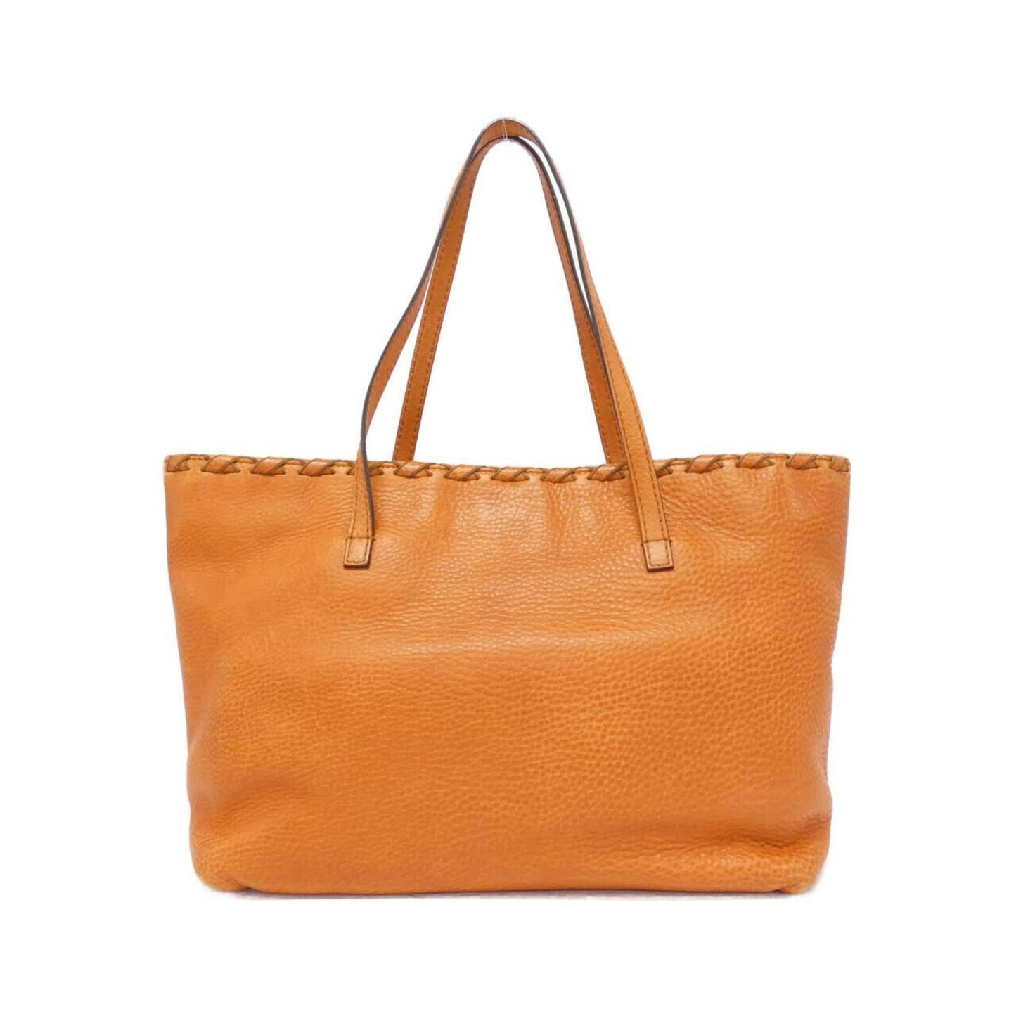 Gucci Orange Leather Tote Bag