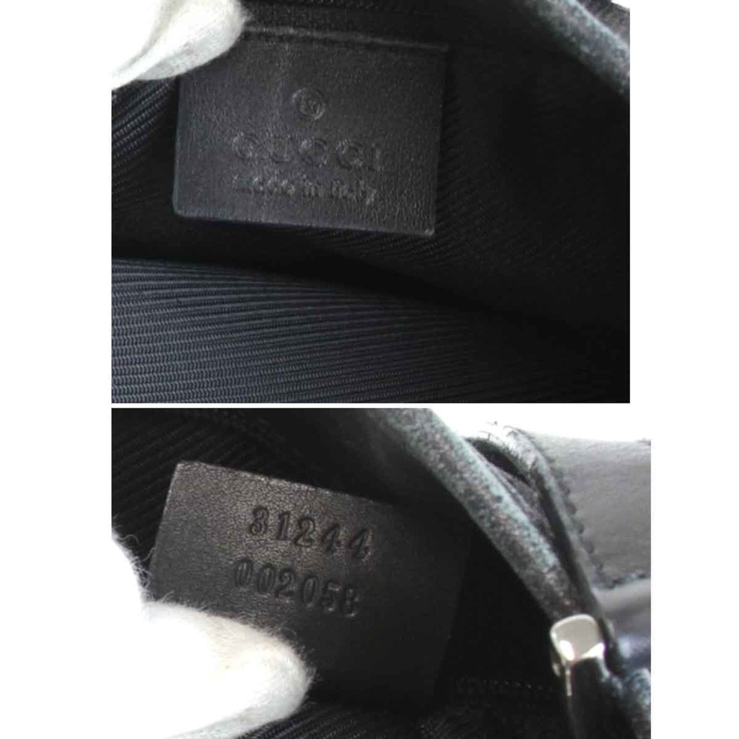 Gucci Gg Canvas Black Gg Canvas Tote Bag