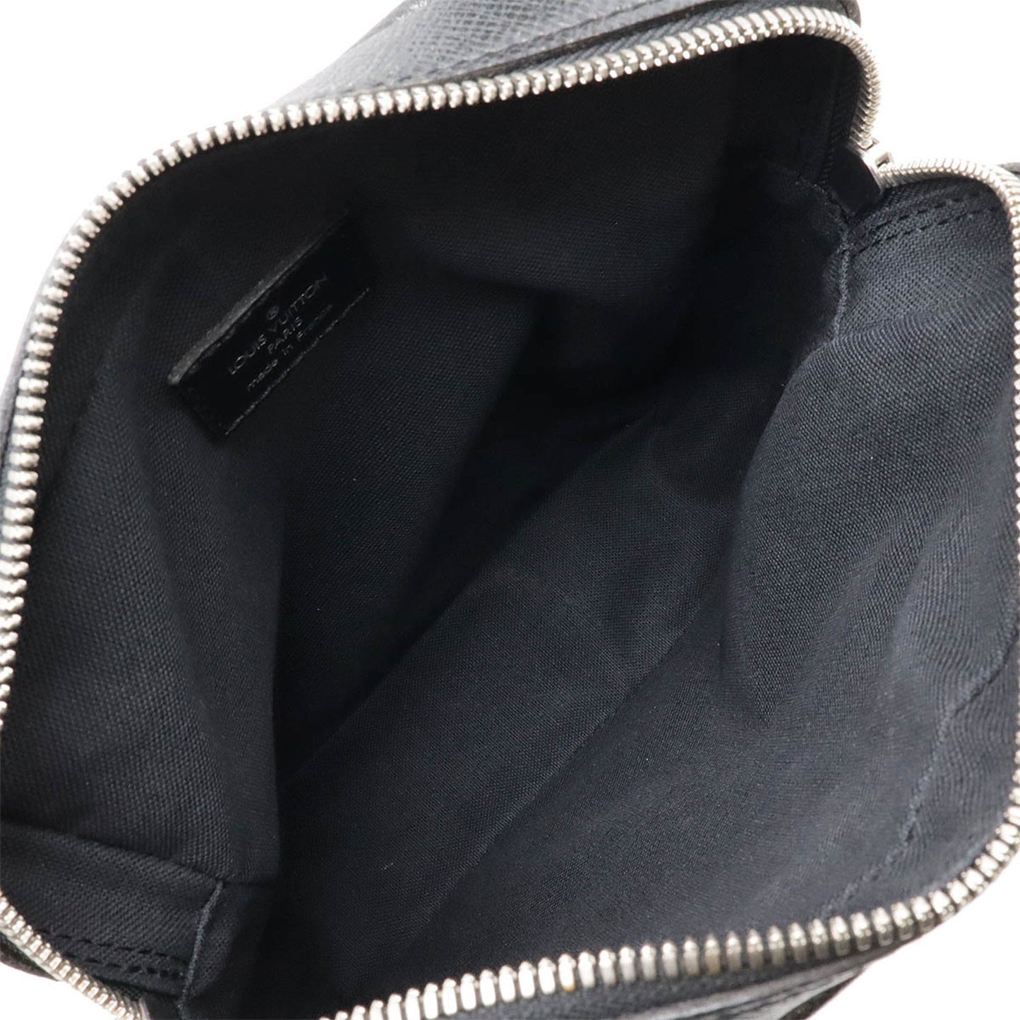 Louis Vuitton Ardoise Black Canvas Leather Shoulder Bag
