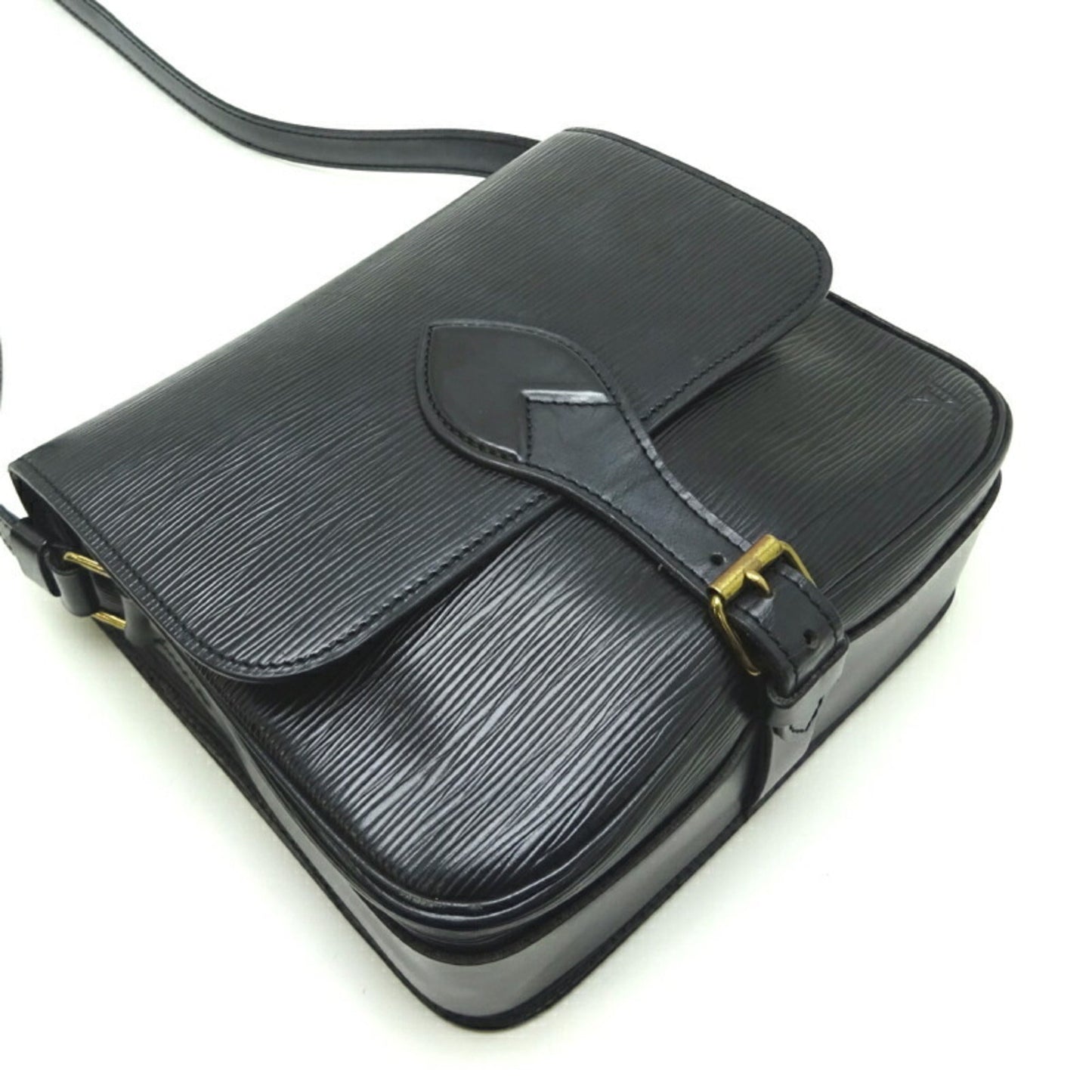 Louis Vuitton Black Epi Leather Shoulder Bag