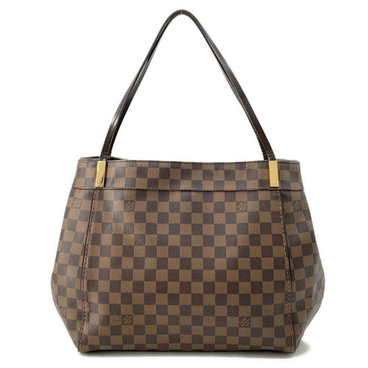 Louis Vuitton Damier Brown Damier Canvas Ebene Shoulder Bag Tote Bag ()