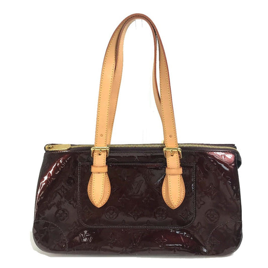 Louis Vuitton Red Leather Shoulder Bag ()