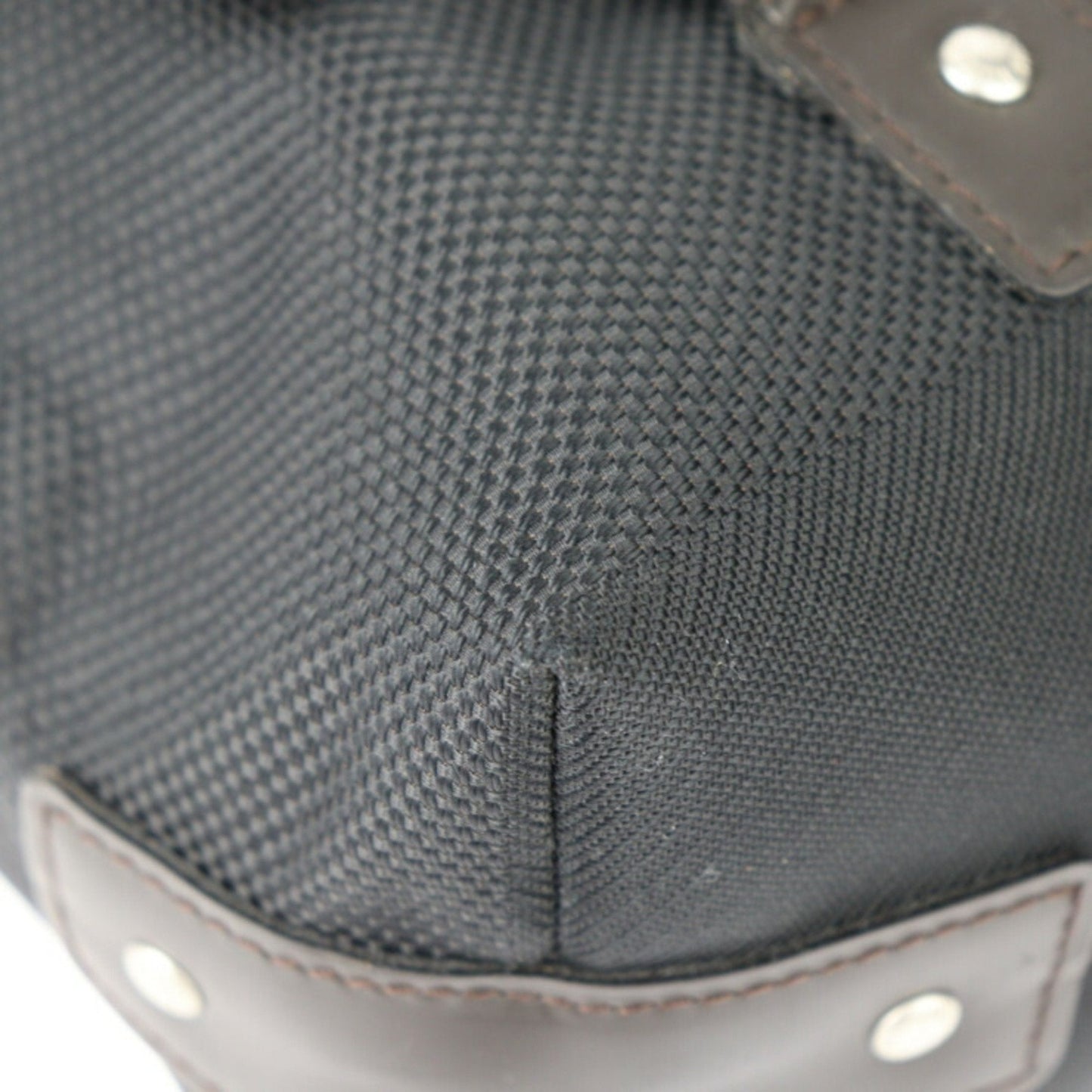 Louis Vuitton Black Damier Canvas Leather Messenger Bag Shoulder Bag