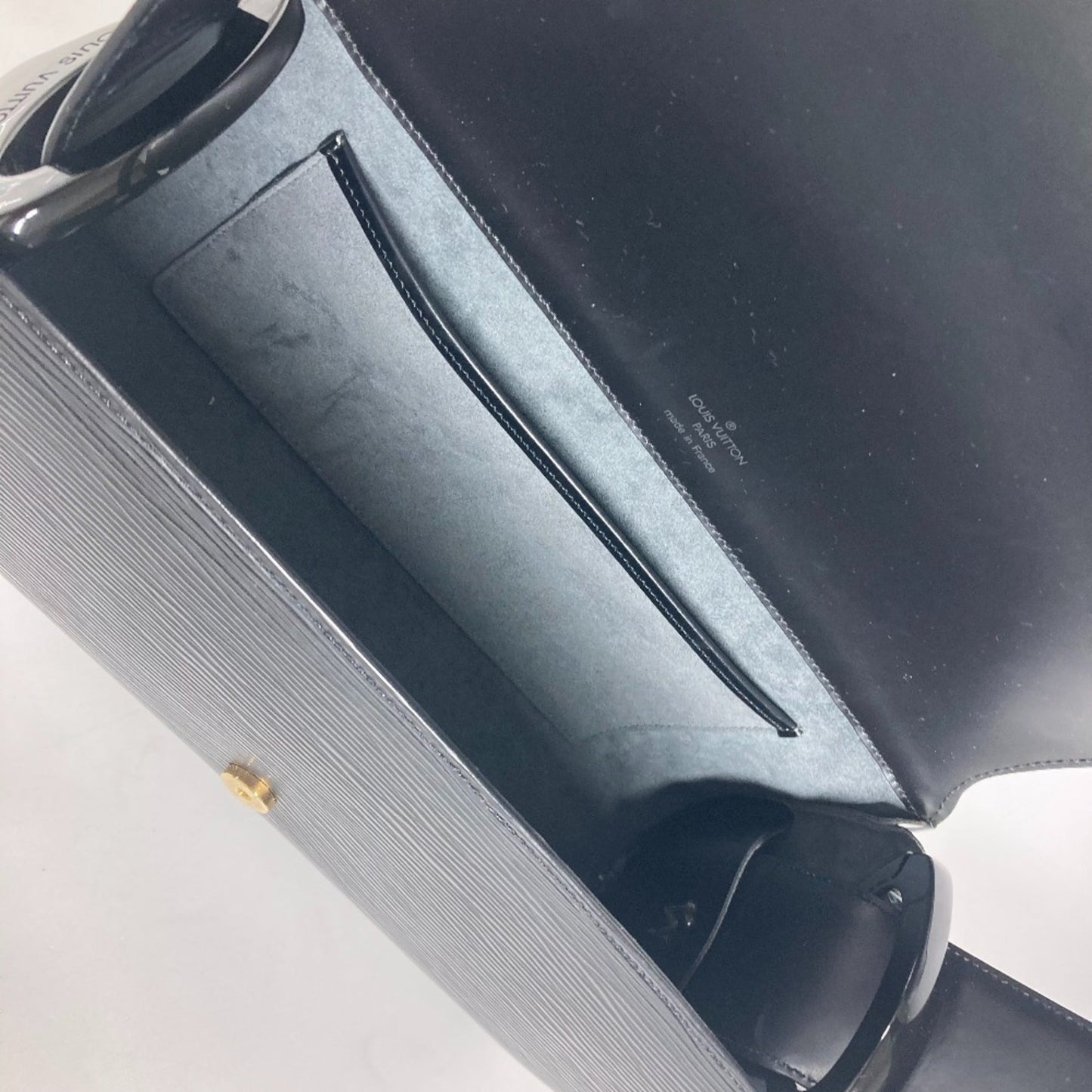 Louis Vuitton Black Noir Epi Leather Shoulder Bag