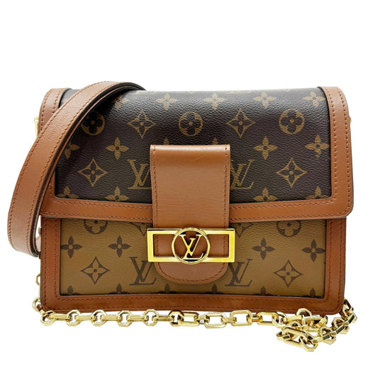 Louis Vuitton Brown Monogram Reverse Shoulder Bag ()