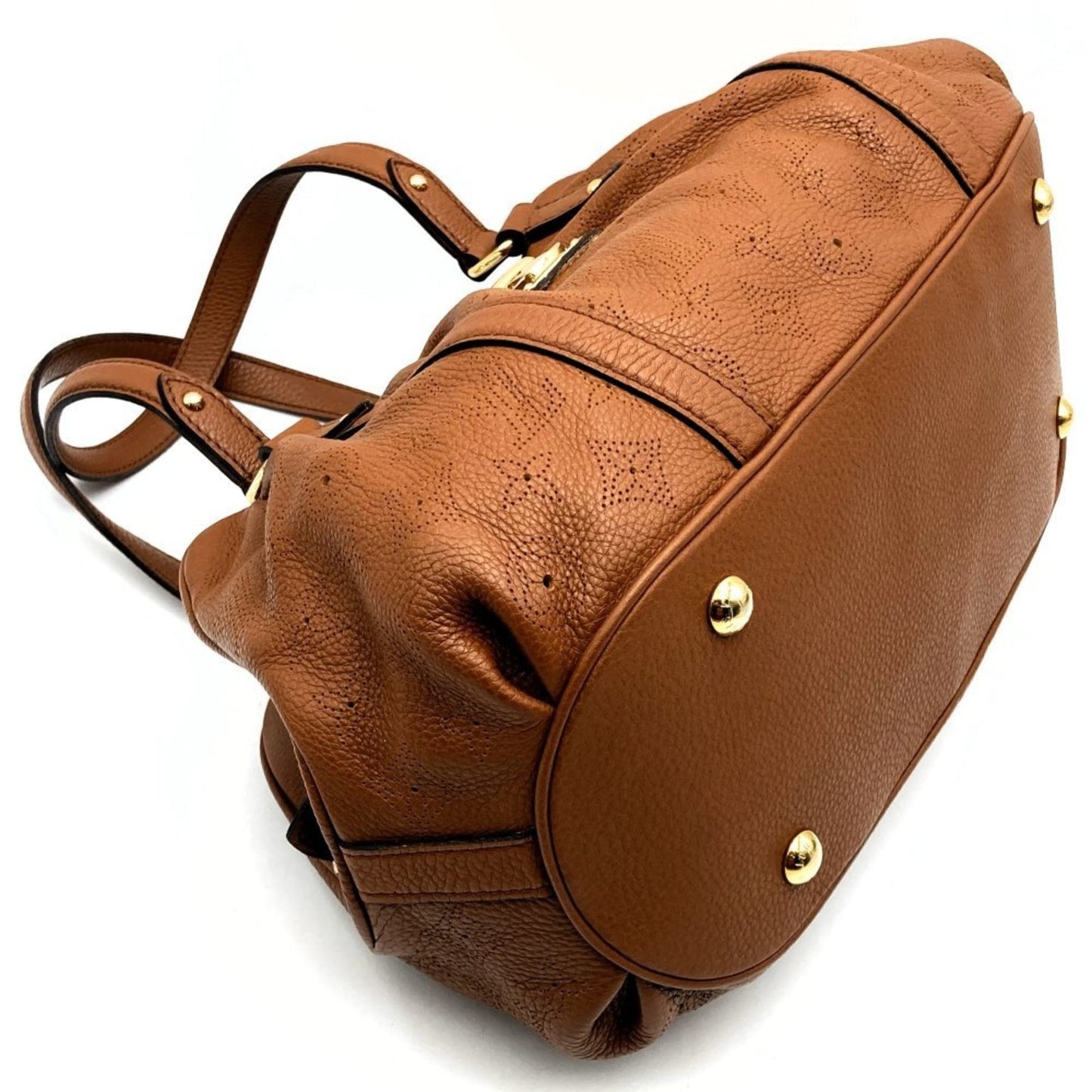 Louis Vuitton Brown Leather Shoulder Bag