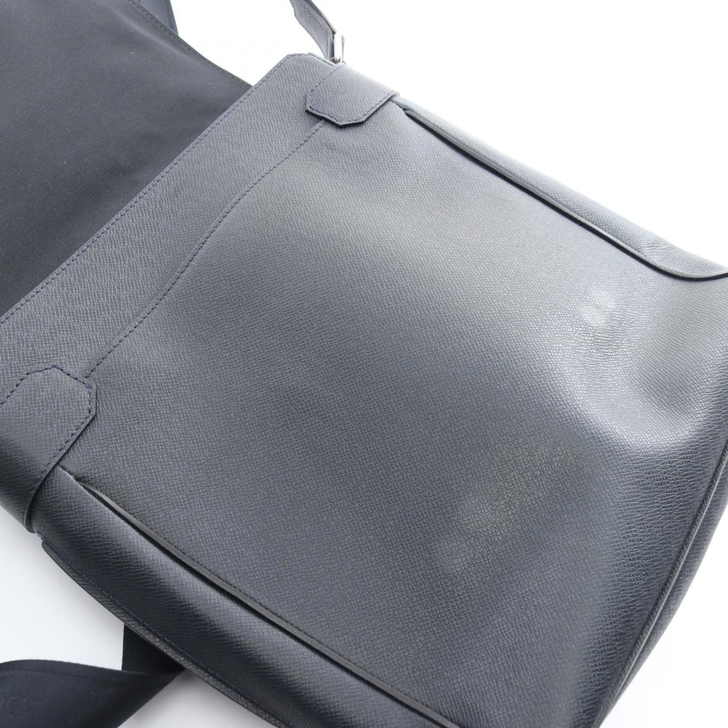 Louis Vuitton Boreal Navy Taiga Leather Shoulder Bag