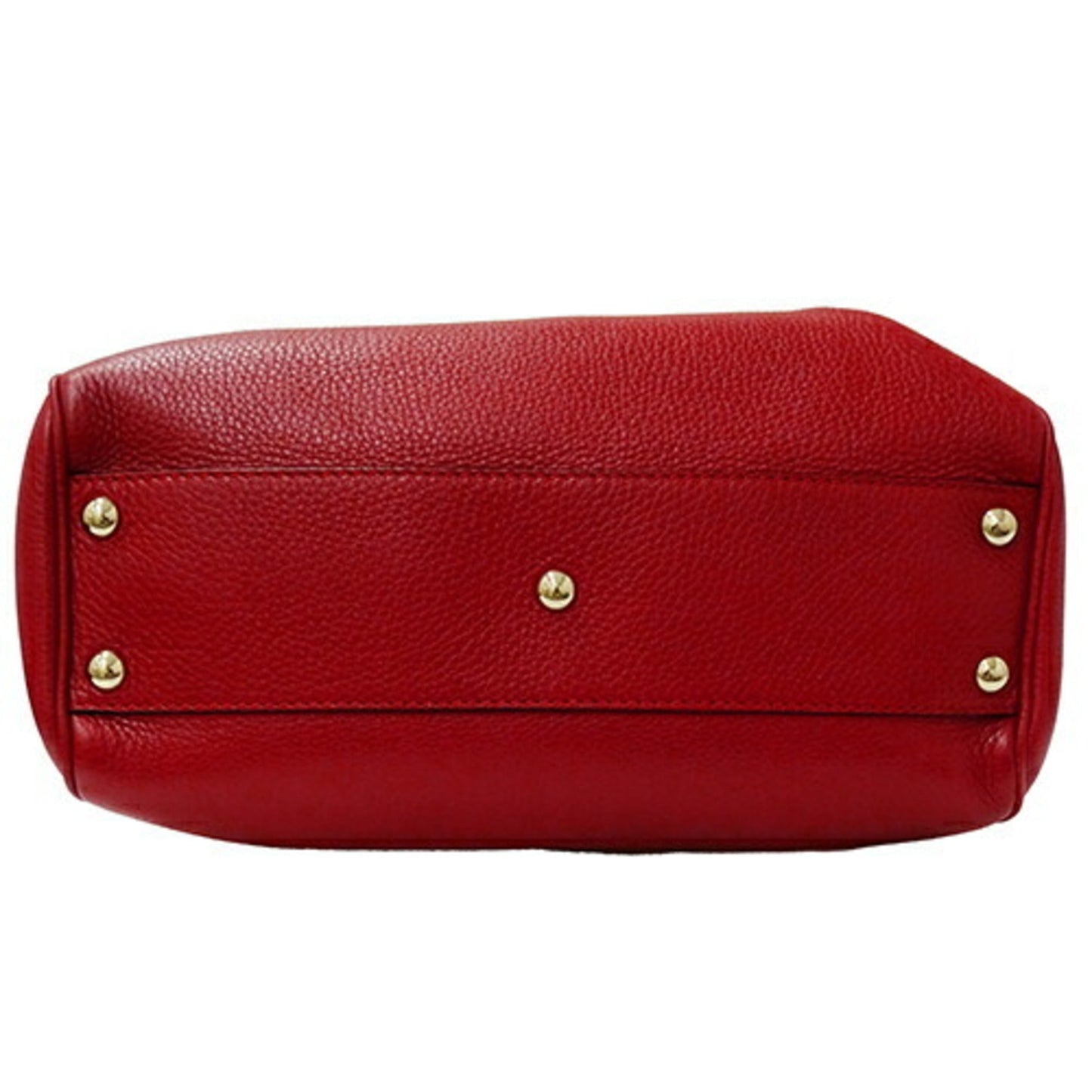 Gucci Red Color Leather Handbag Shoulder Bag