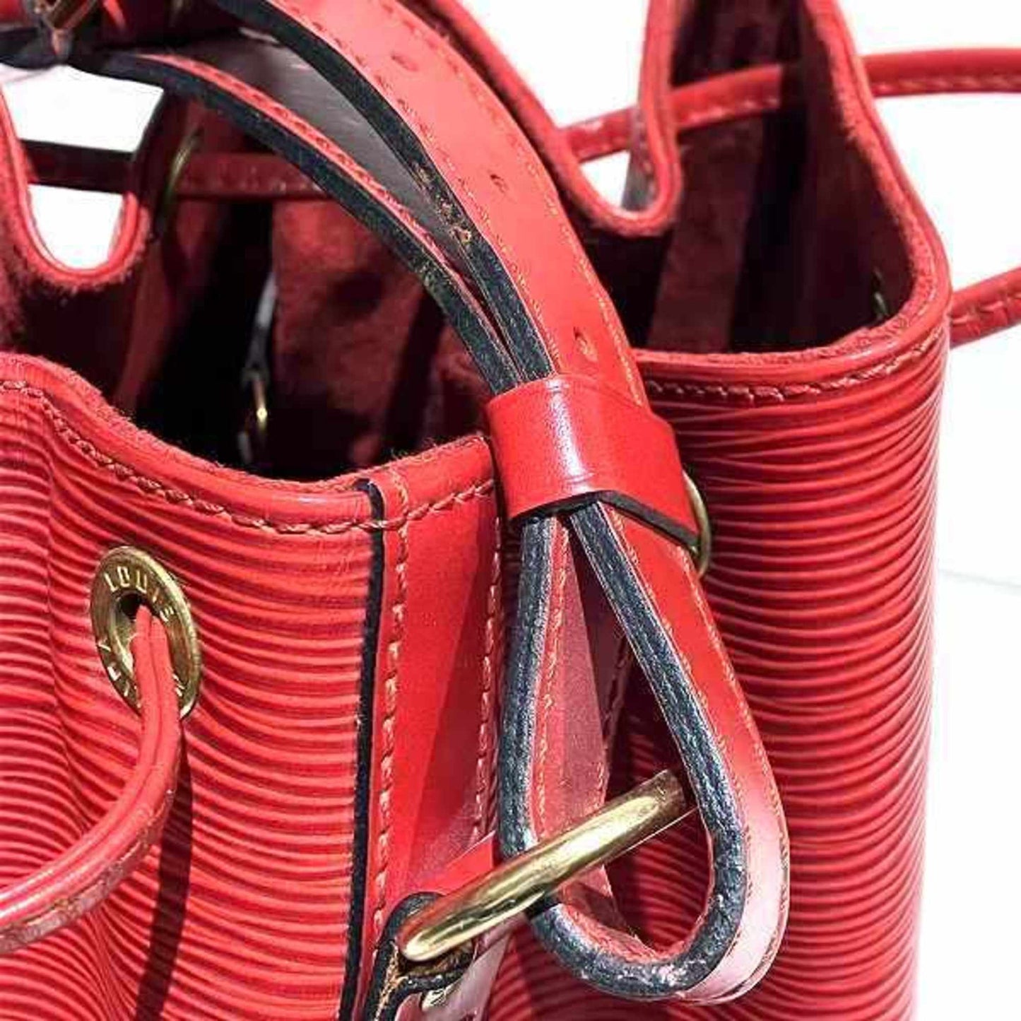 Louis Vuitton Castilian Red Leather Shoulder Bag