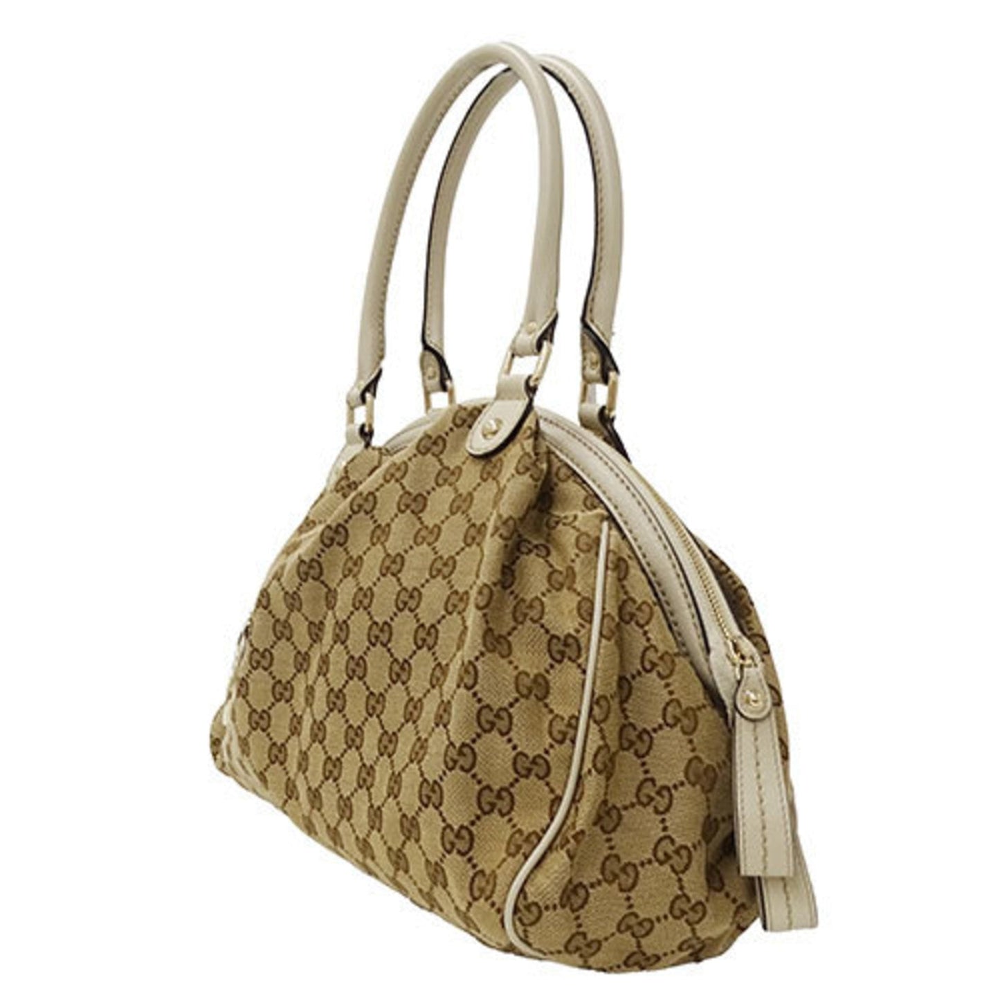 Gucci Beige Gg Canvas Handbag Shoulder Bag