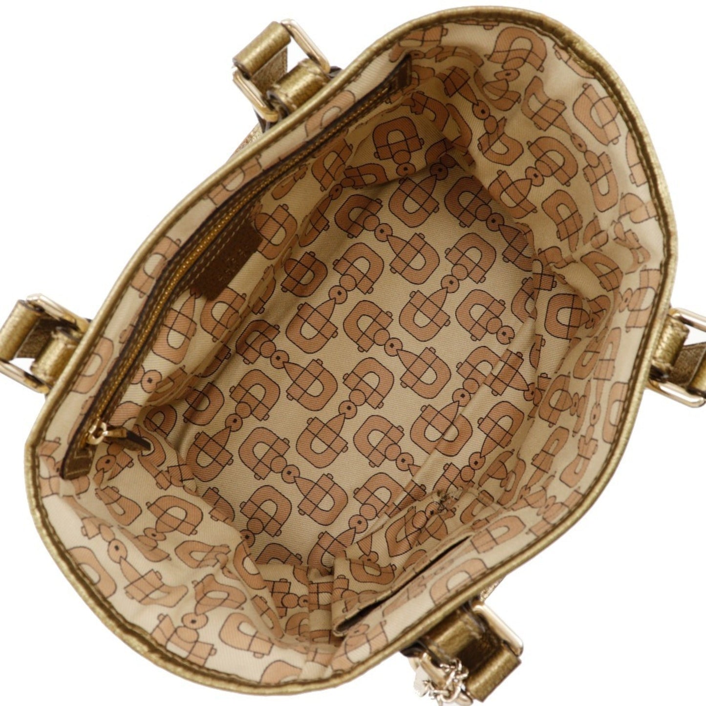 Gucci Brown Gg Canvas Leather Handbag