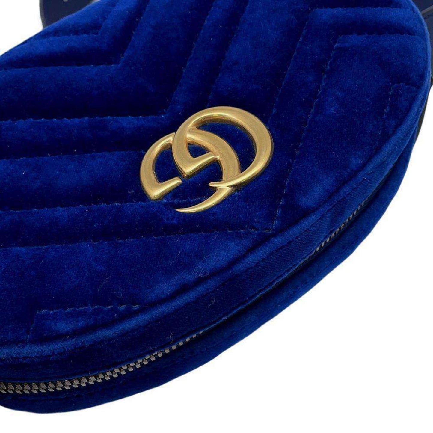 Gucci Blue Leather Sling Bag