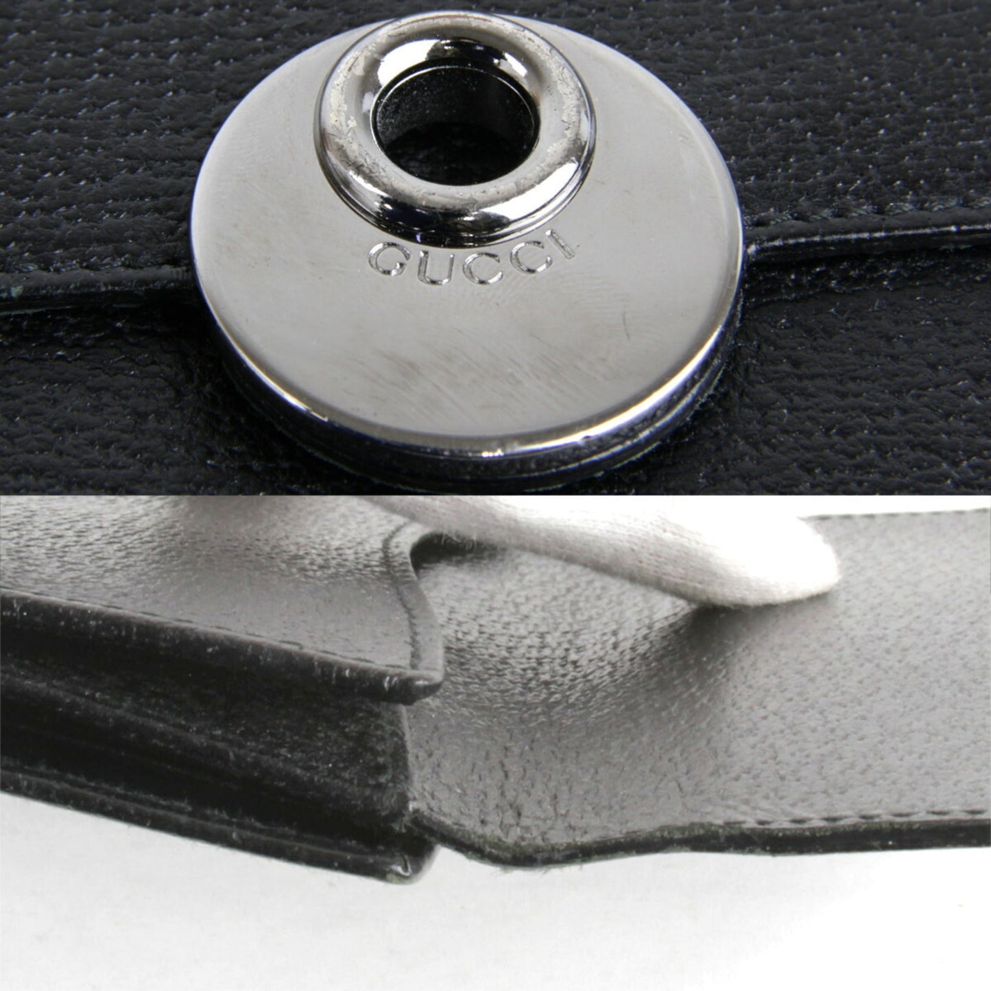 Gucci Black Leather Wallet (Bi-Fold)