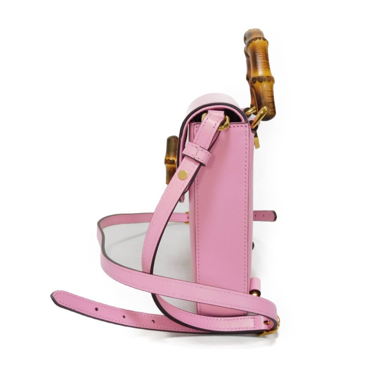 Gucci Pink Leather Handbag Shoulder Bag