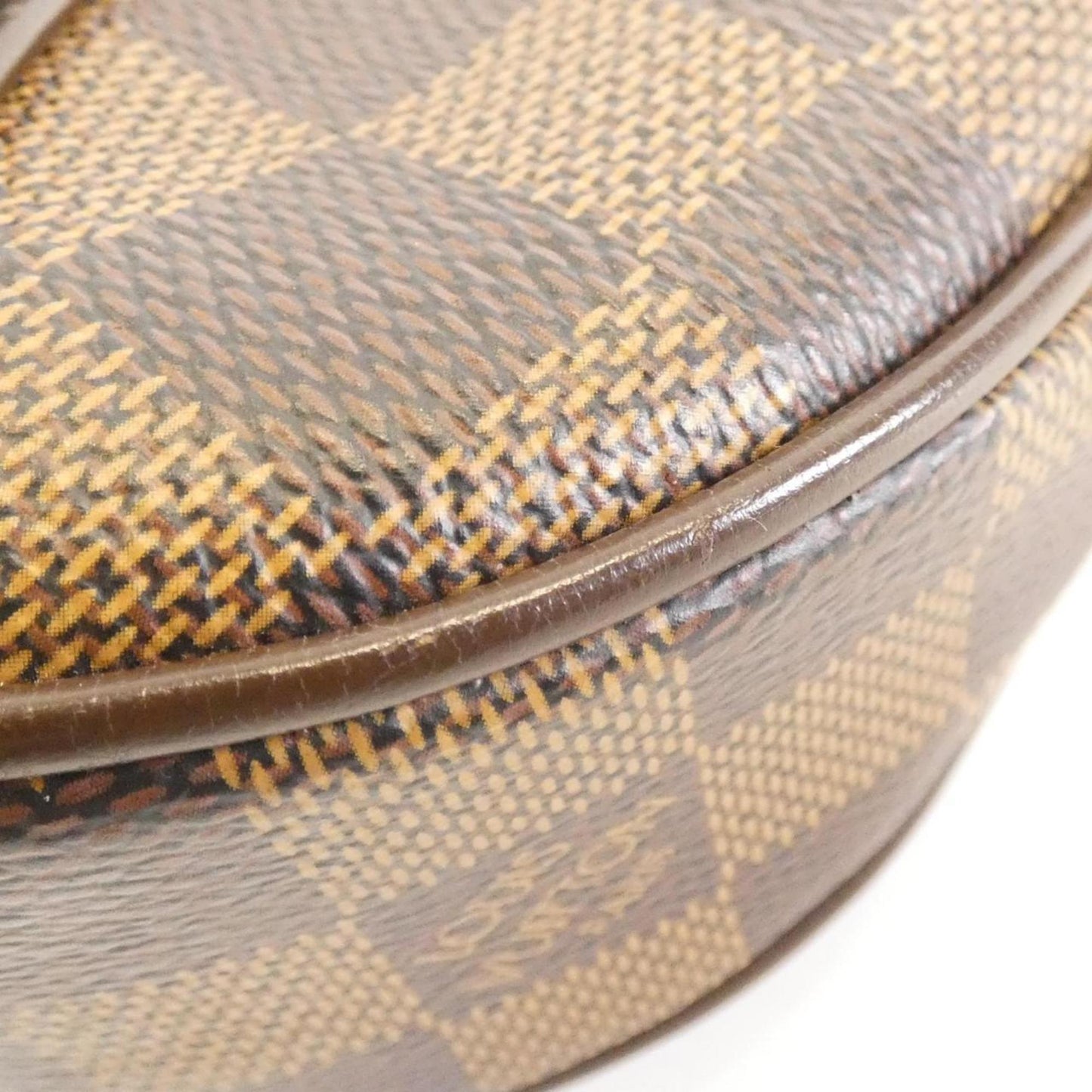 Louis Vuitton Brown Ebene Coated Canvas Shoulder Bag