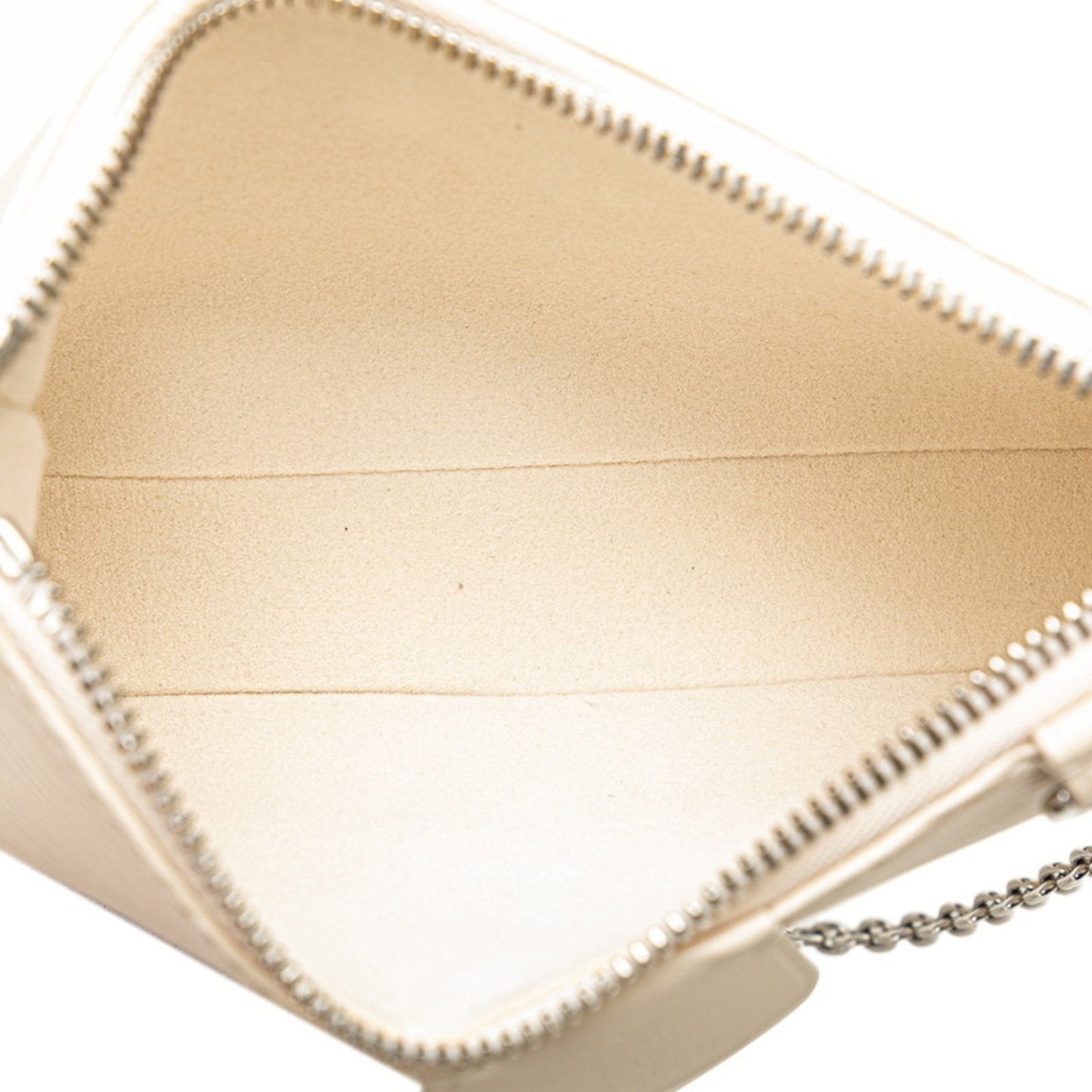 Louis Vuitton White Epi Leather Handbag Shoulder Bag