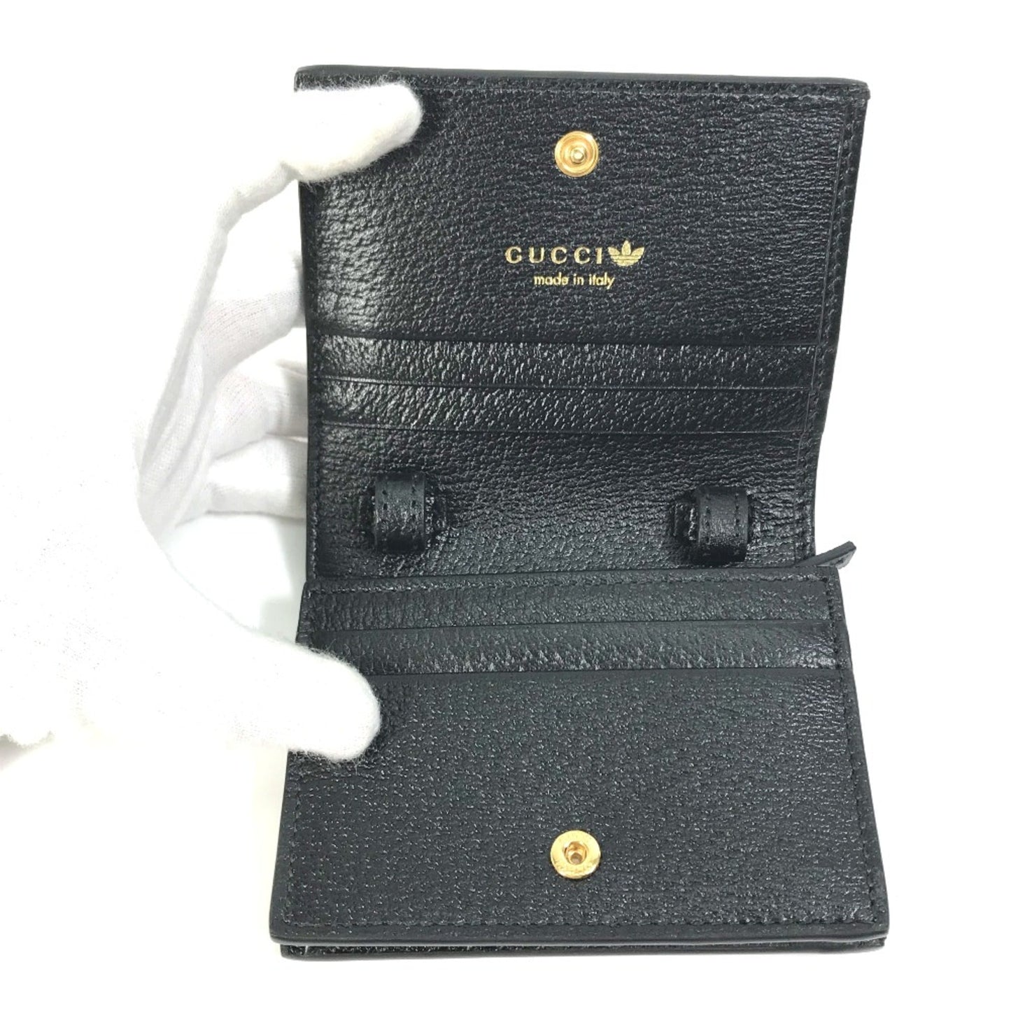 Gucci Black Leather Wallet (Bi-Fold)