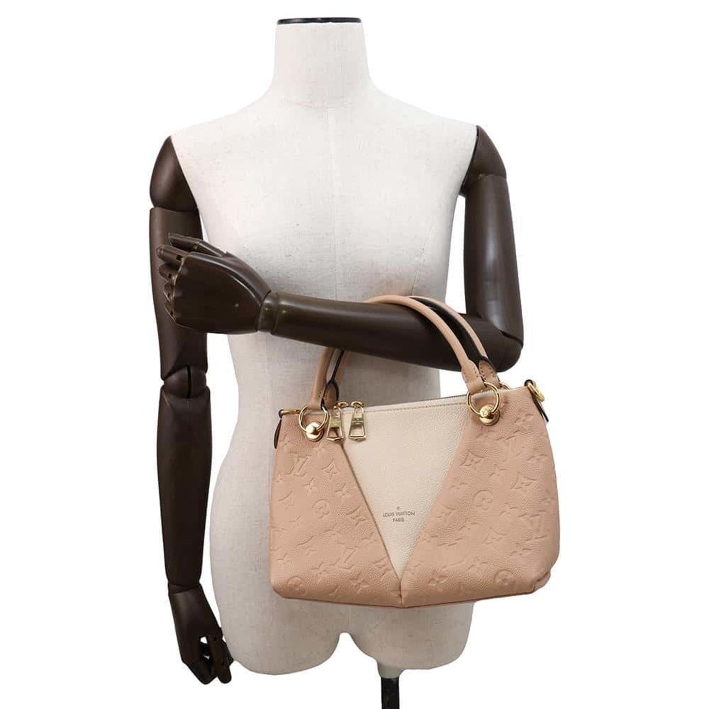 Louis Vuitton Monogram Impression Beige Rose Monogram Monogram Empreinte Handbag Shoulder Bag