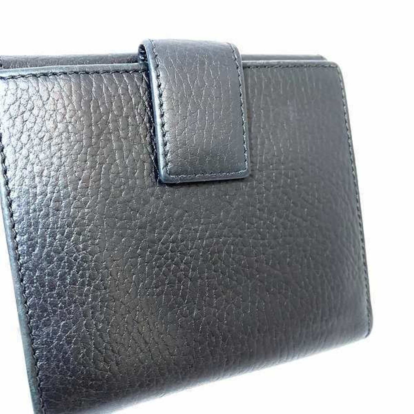 Gucci Black Leather Wallet (Bi-Fold)