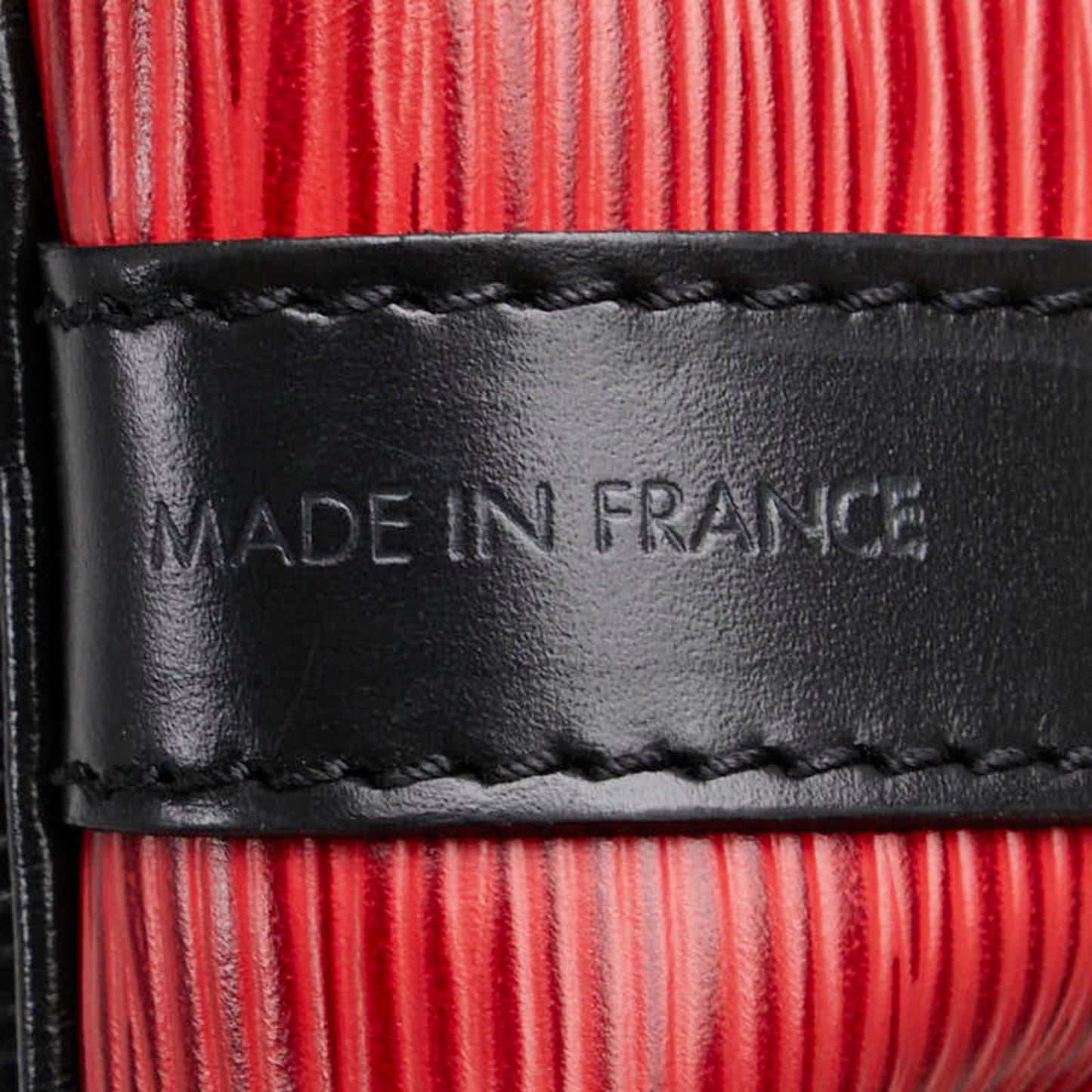 Louis Vuitton Castilian Red Noir Epi Leather Shoulder Bag