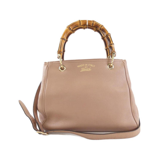 Gucci Light Pink Leather Handbag ()