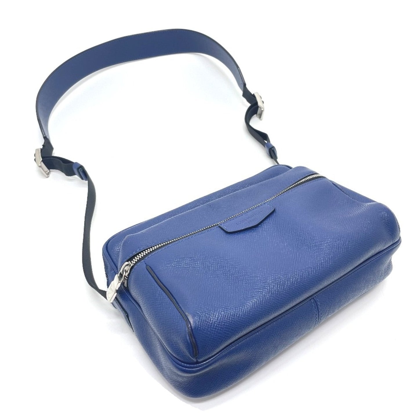 Louis Vuitton Blue Leather Shoulder Bag