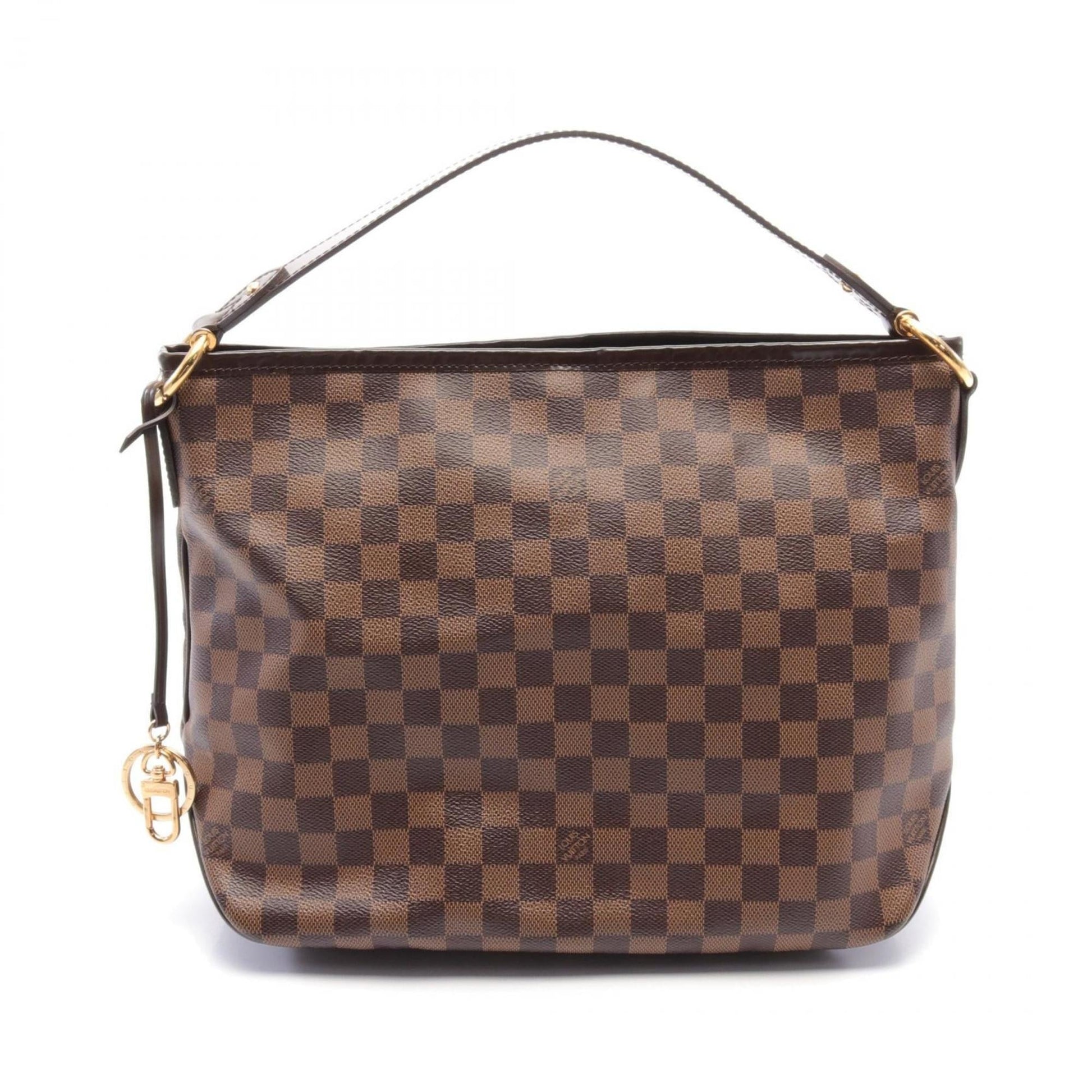 Louis Vuitton Brown Coated Canvas Pvc Leather Shoulder Bag ()