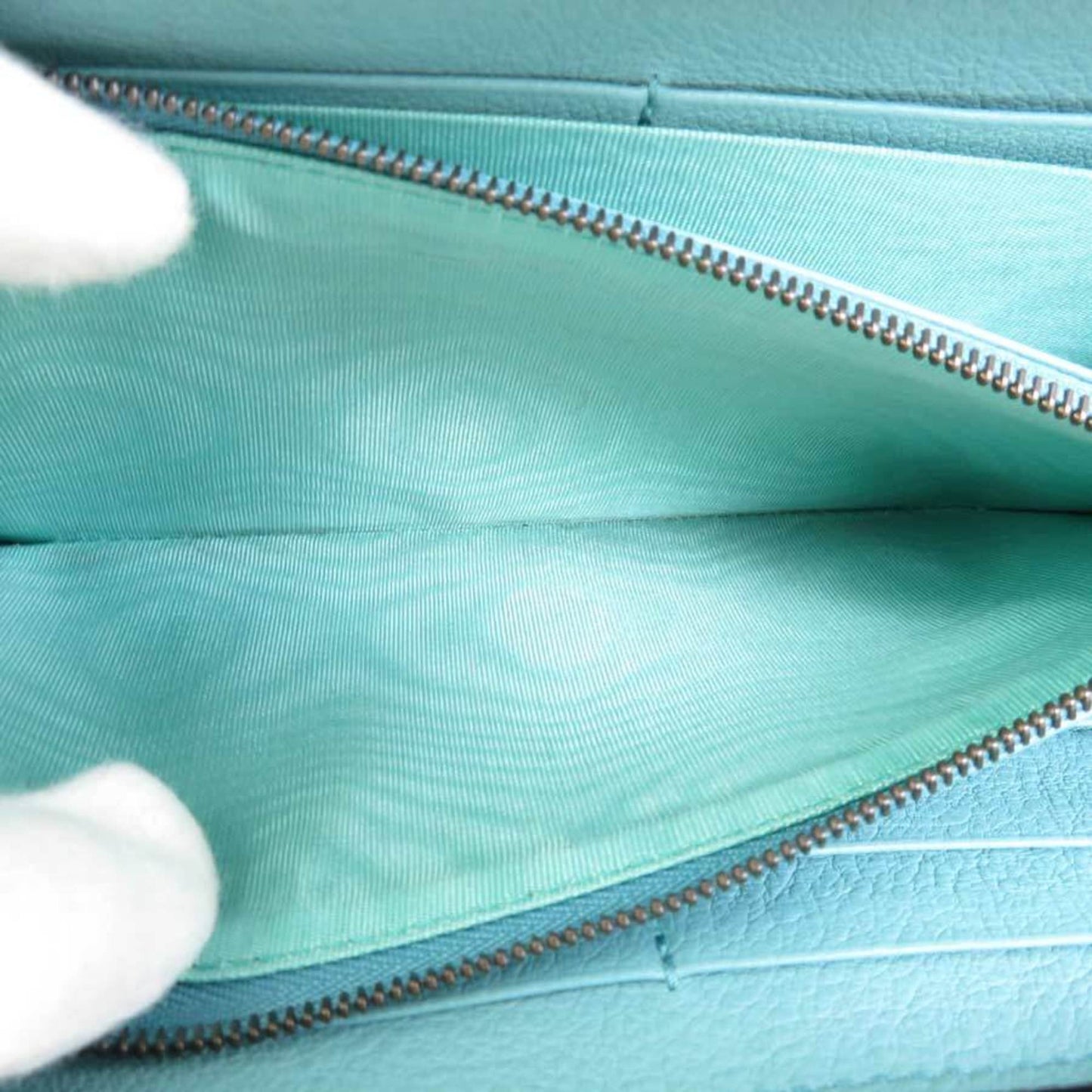 Gucci Turquoise Leather Coin Purse/Coin Case