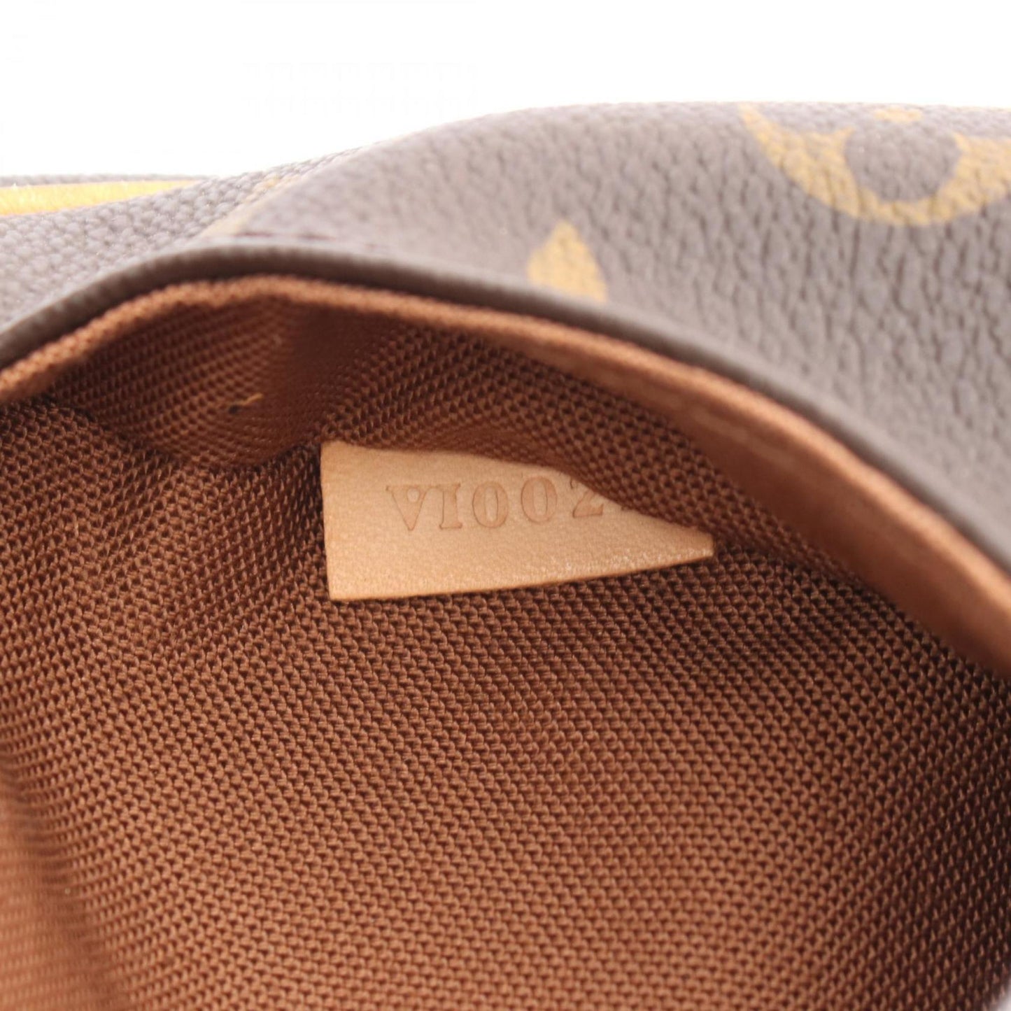 Louis Vuitton Brown Monogram Coated Canvas Leather Shoulder Bag