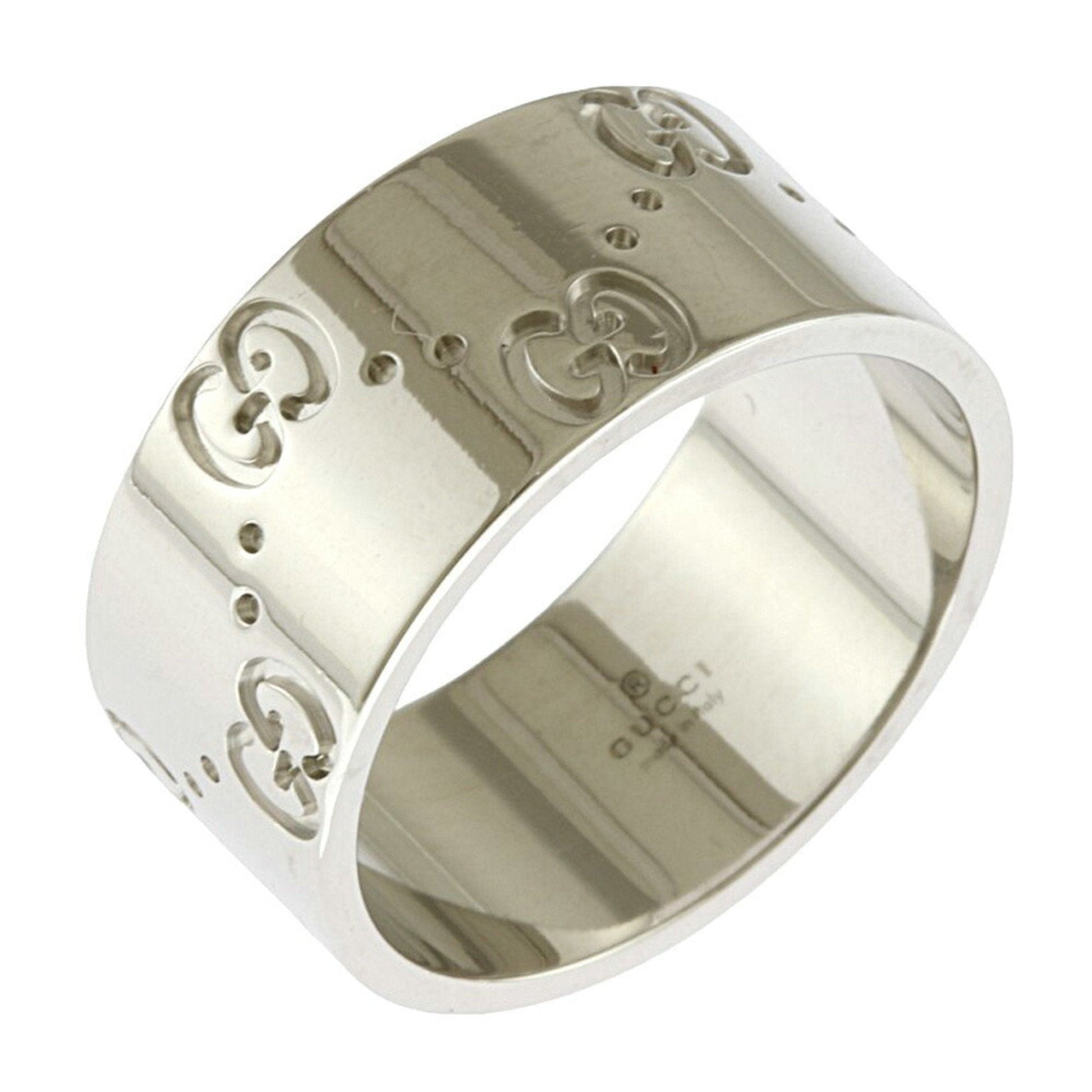 Gucci Icon White Gold White Gold (18K) Band Ring ()