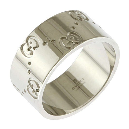 Gucci Icon White Gold White Gold (18K) Band Ring ()