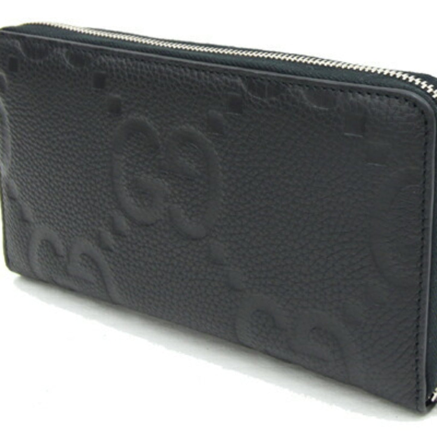 Gucci Black Leather Long Wallet (Bi-Fold)
