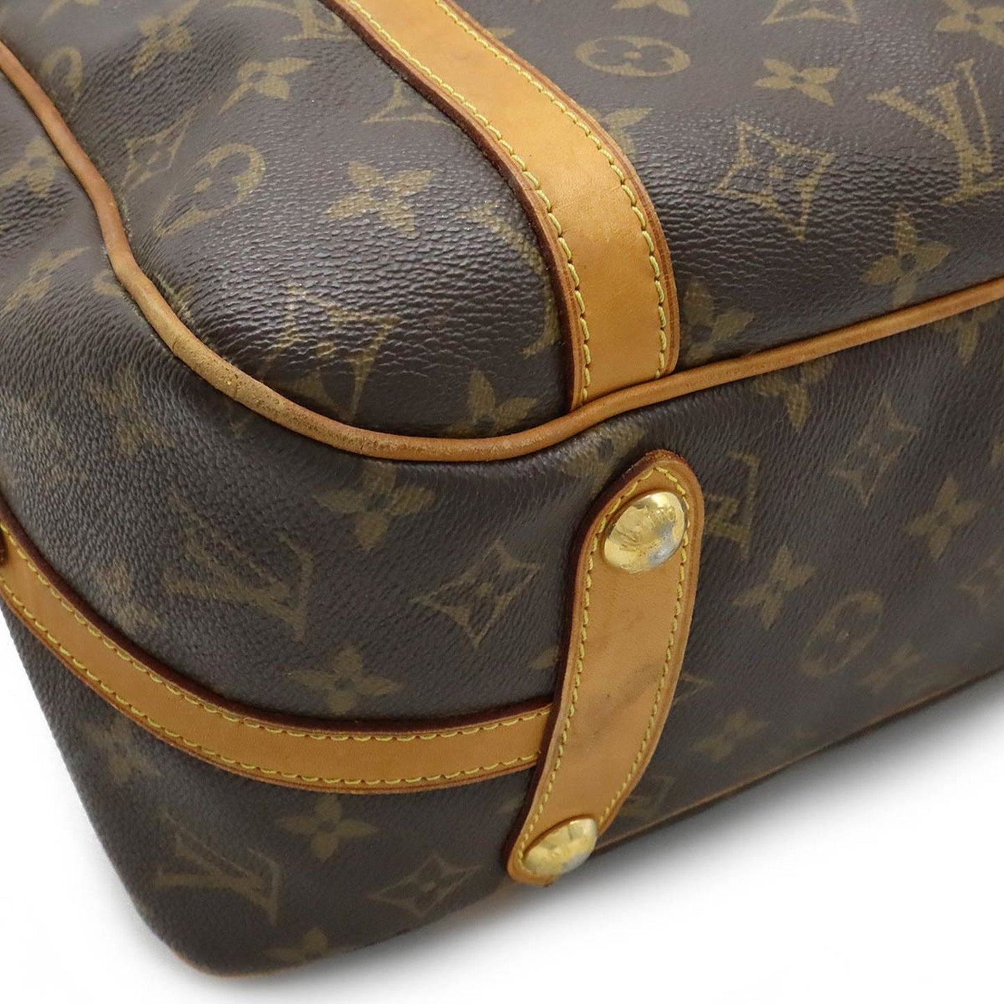 Louis Vuitton Brown Monogram Shoulder Bag Tote Bag