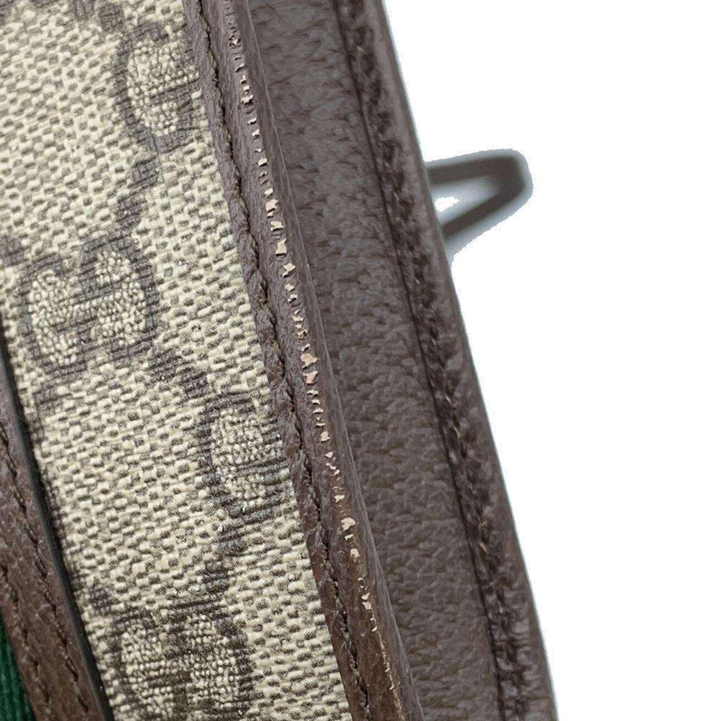 Gucci Brown Pvc Leather Shoulder Bag