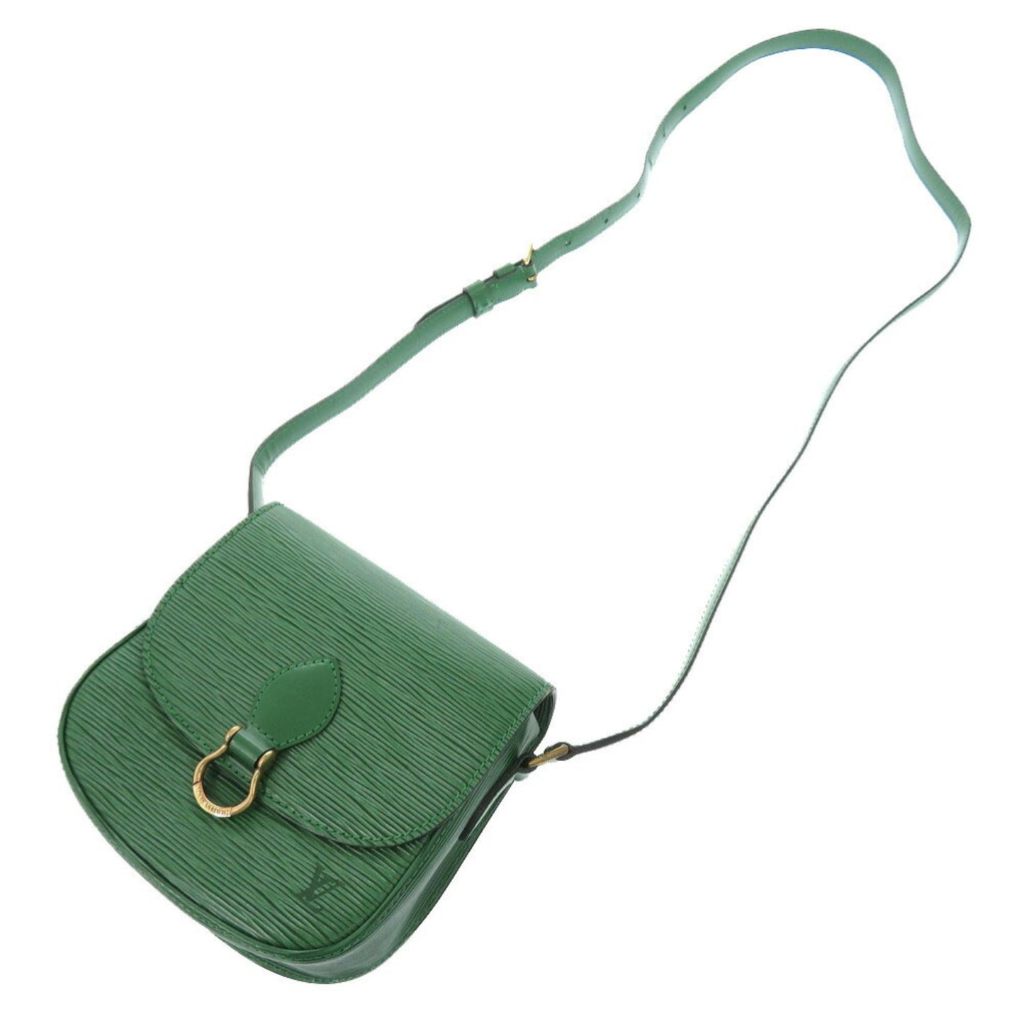 Louis Vuitton Borneo Green Epi Leather Shoulder Bag