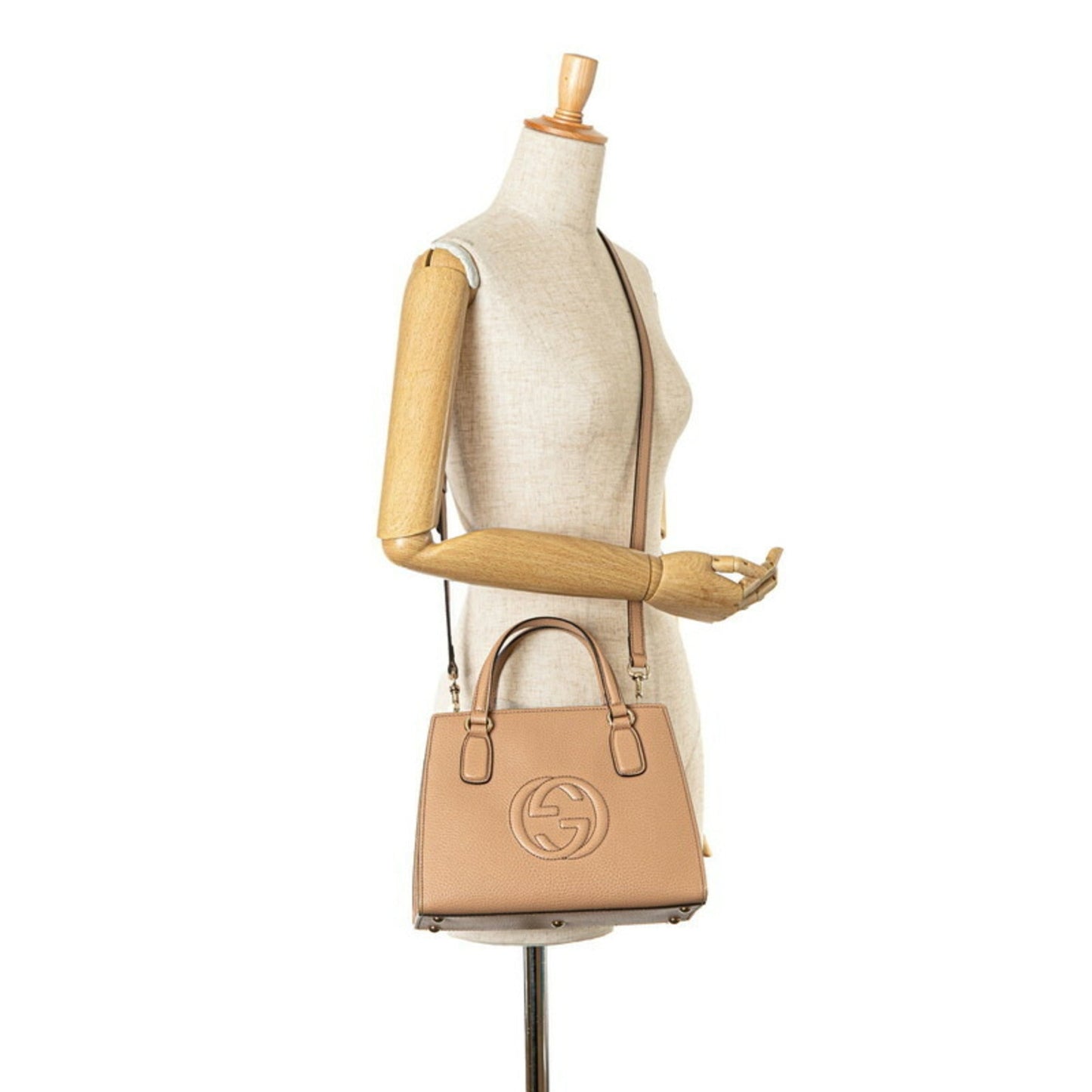 Gucci Soho Beige Leather Handbag Shoulder Bag
