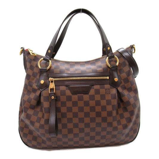 Louis Vuitton Damier Brown Damier Canvas Coated Canvas Pvc Handbag Shoulder Bag ()