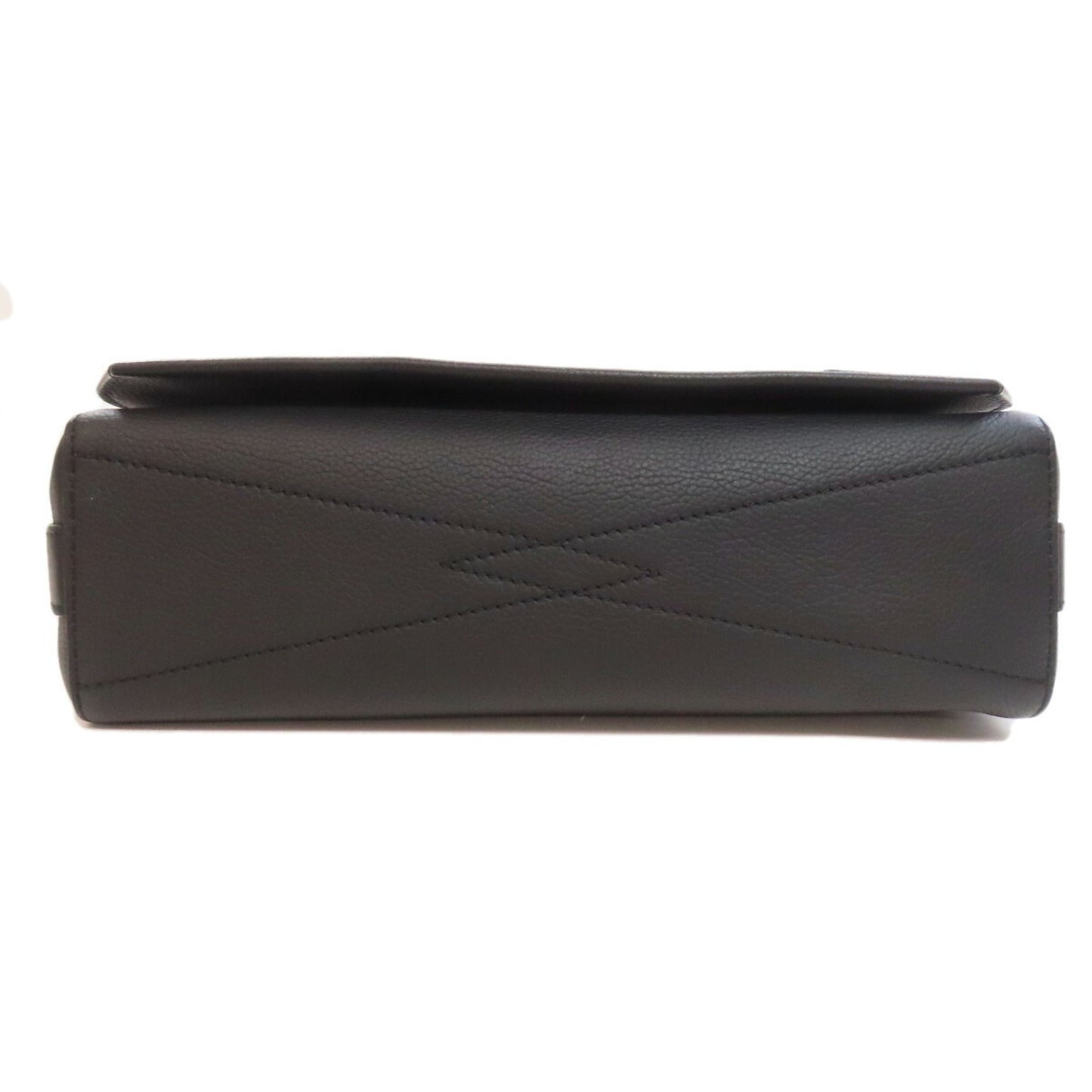 Louis Vuitton Black Leather Shoulder Bag