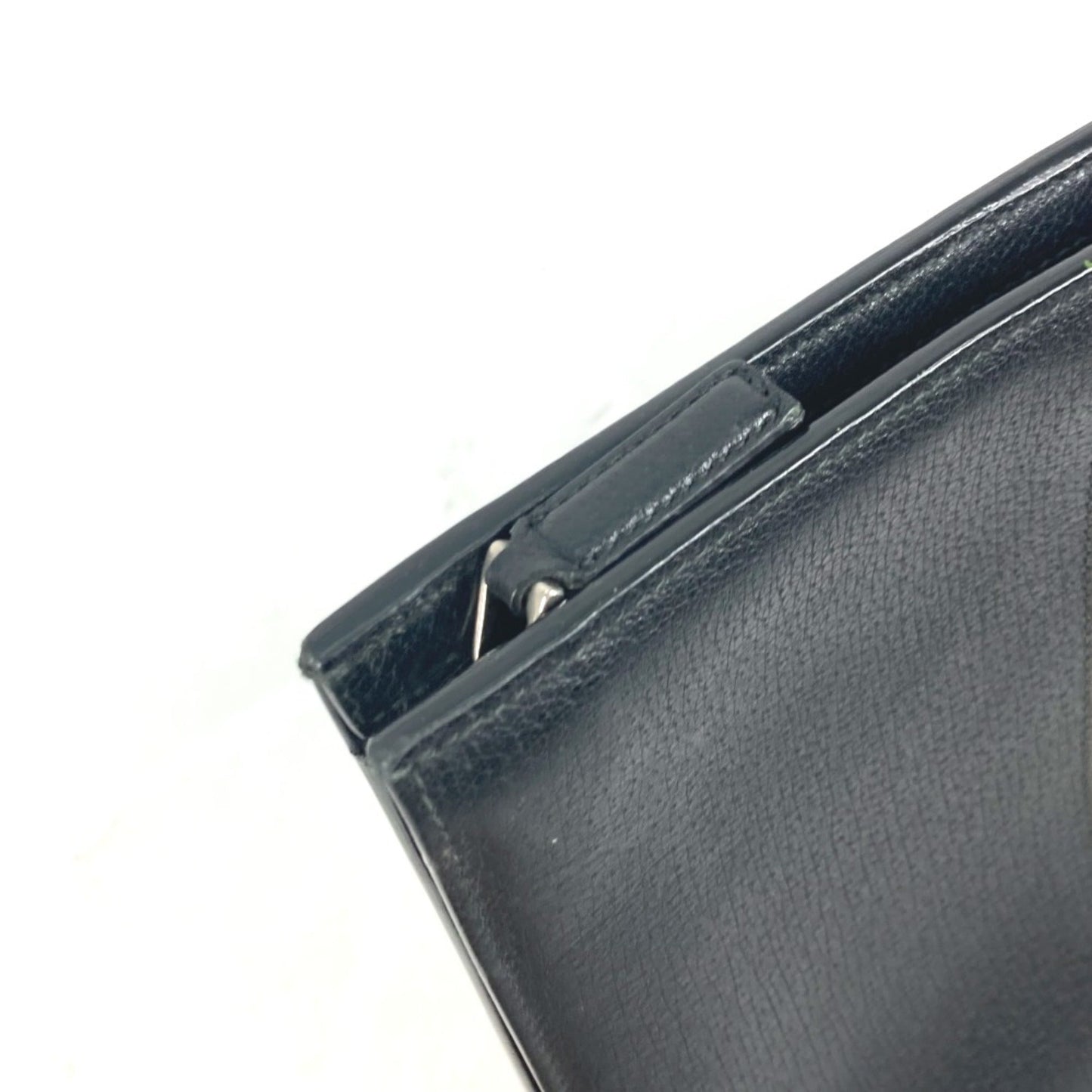 Gucci Black Leather Clutch Bag