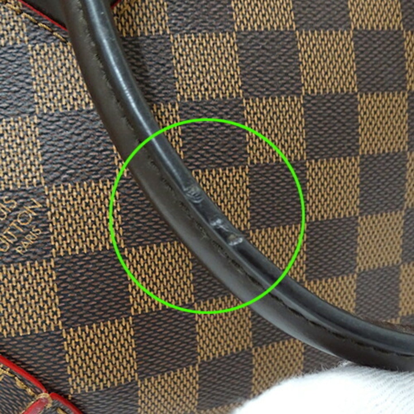 Louis Vuitton Brown Cerise Damier Canvas Handbag Shoulder Bag