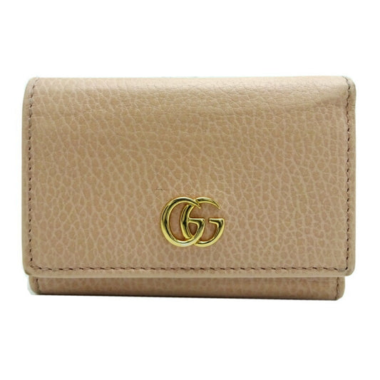 Gucci Pink Leather Wallet (Tri-Fold) ()