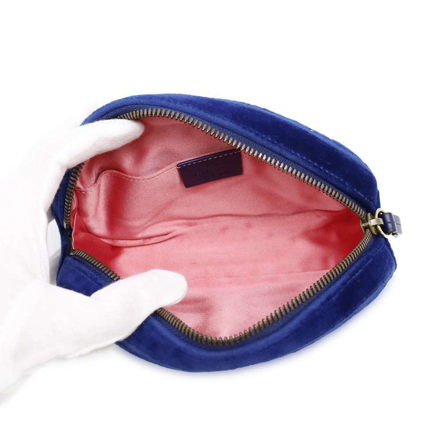 Gucci Blue Leather Sling Bag