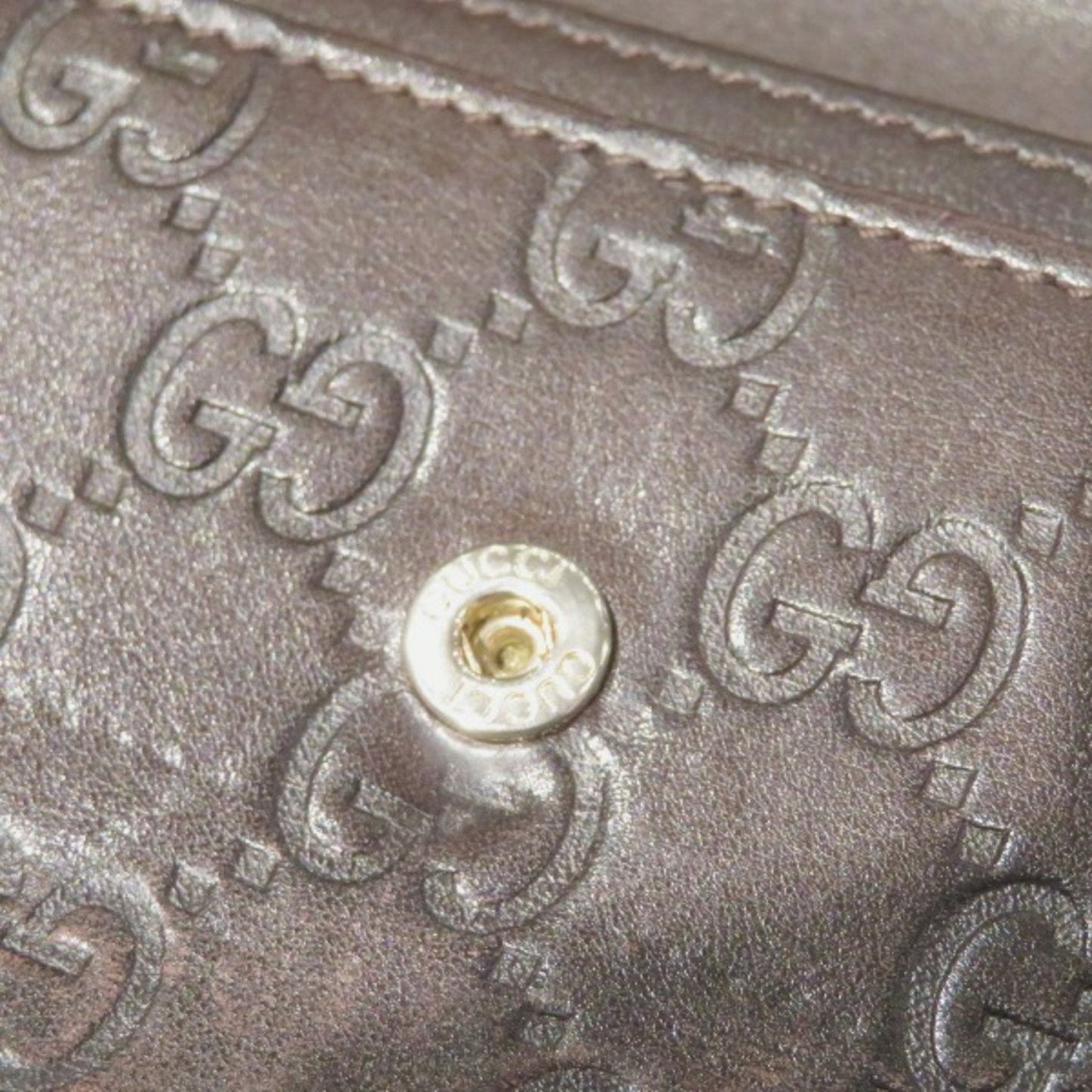 Gucci Dark Brown Leather Coin Purse/Coin Case