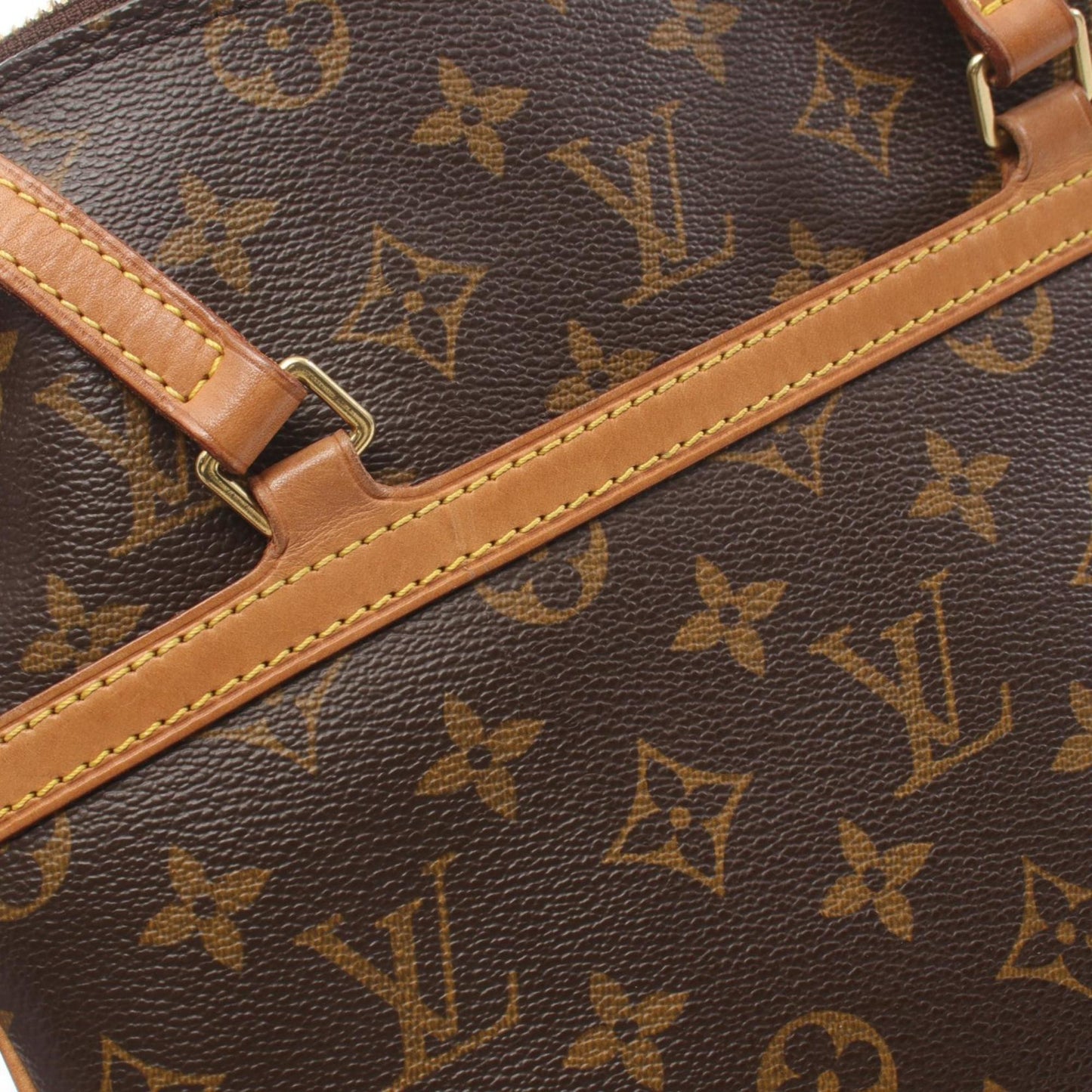 Louis Vuitton Brown Pvc Leather Shoulder Bag