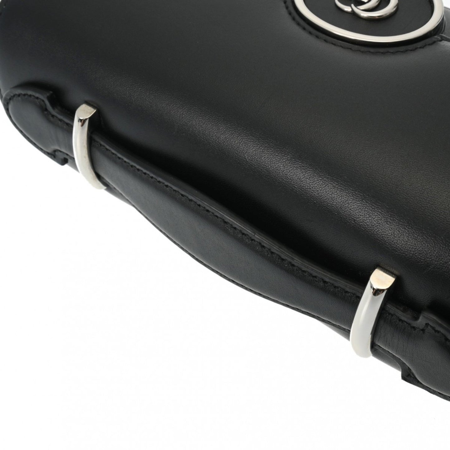 Gucci Black Leather Shoulder Bag