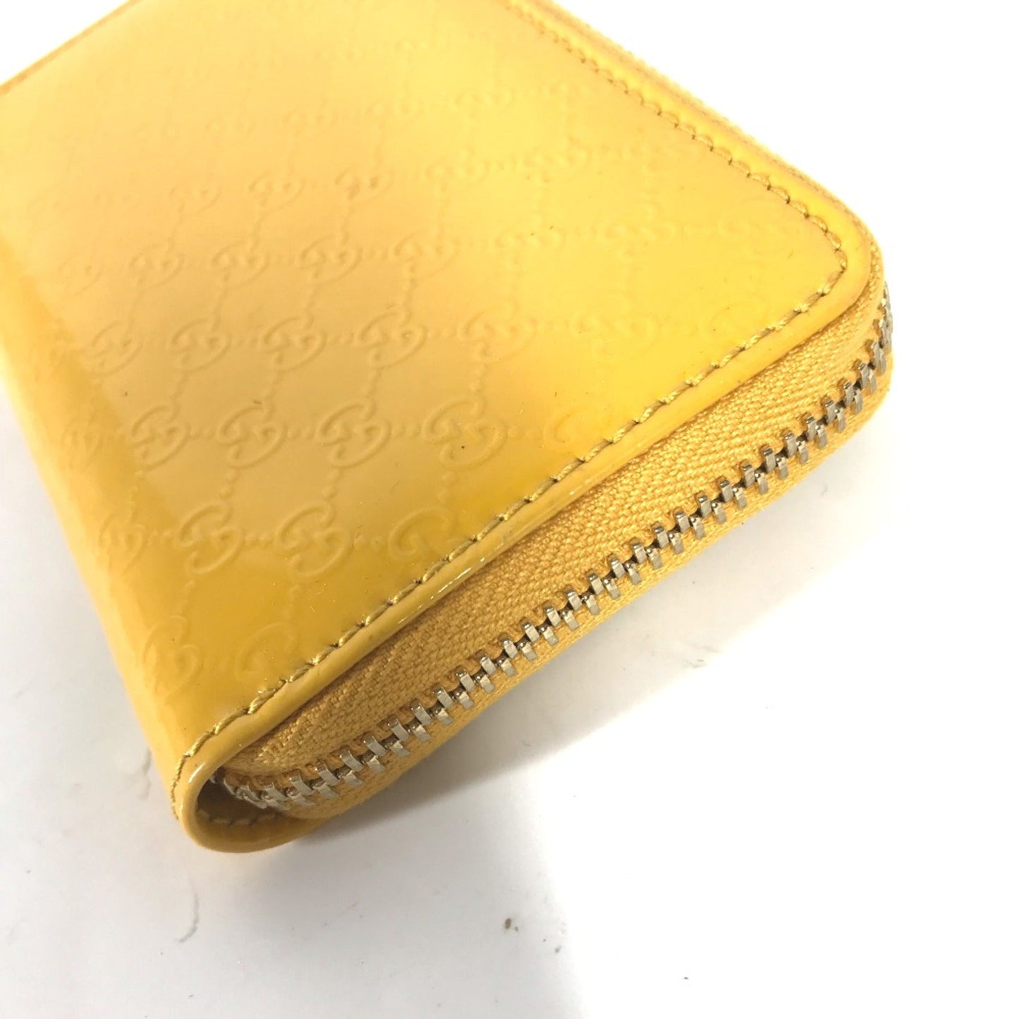 Gucci Yellow Patent Leather Coin Purse/Coin Case