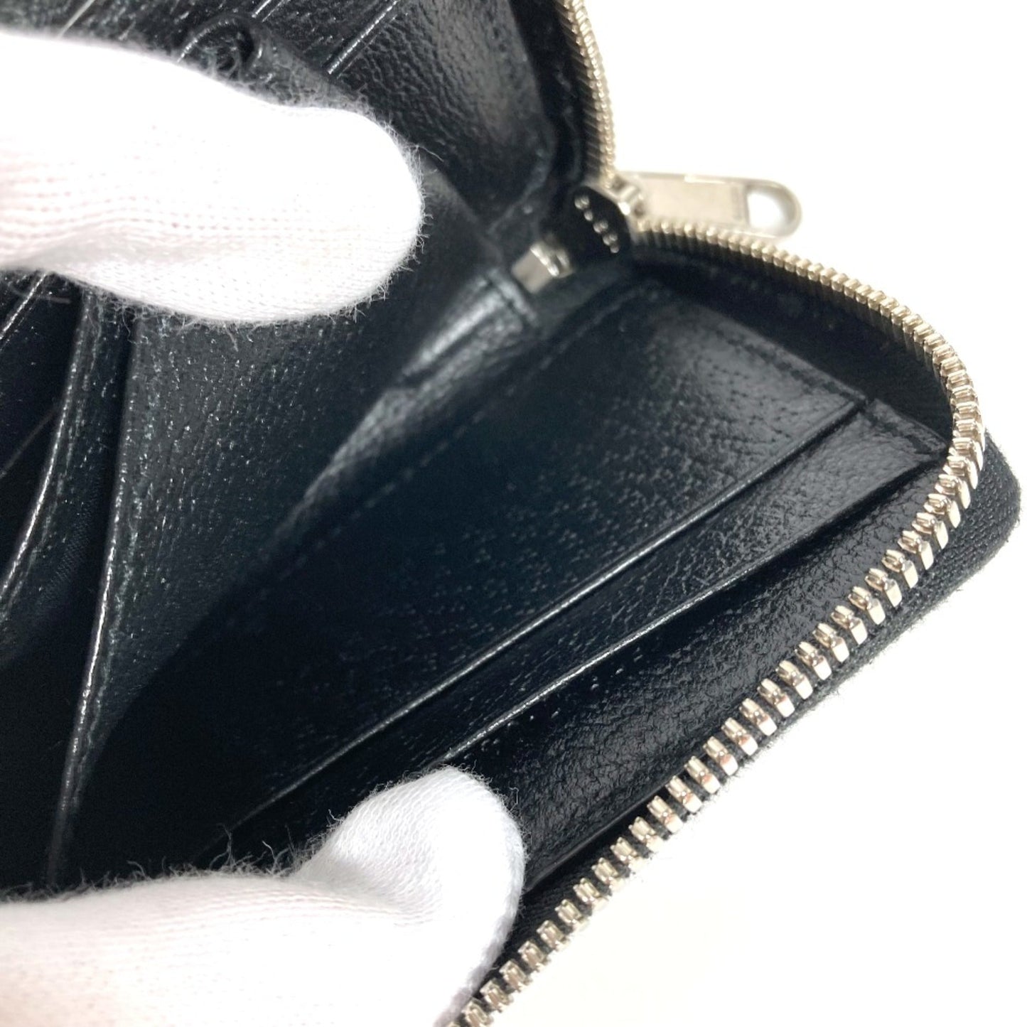 Gucci Black Cloth Coin Purse/Coin Case