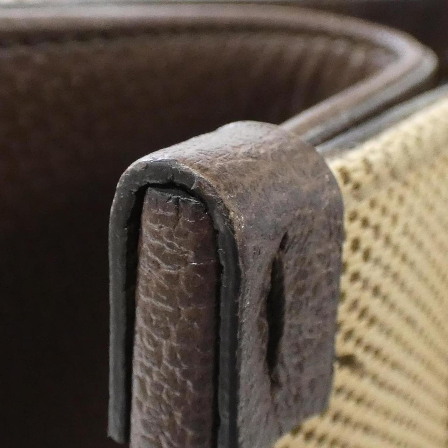 Gucci Brown Camel Canvas Handbag