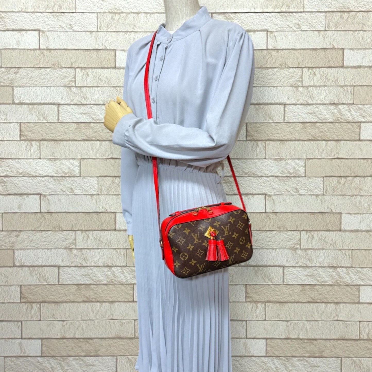 Louis Vuitton Brown Coquelicots Monogram Shoulder Bag